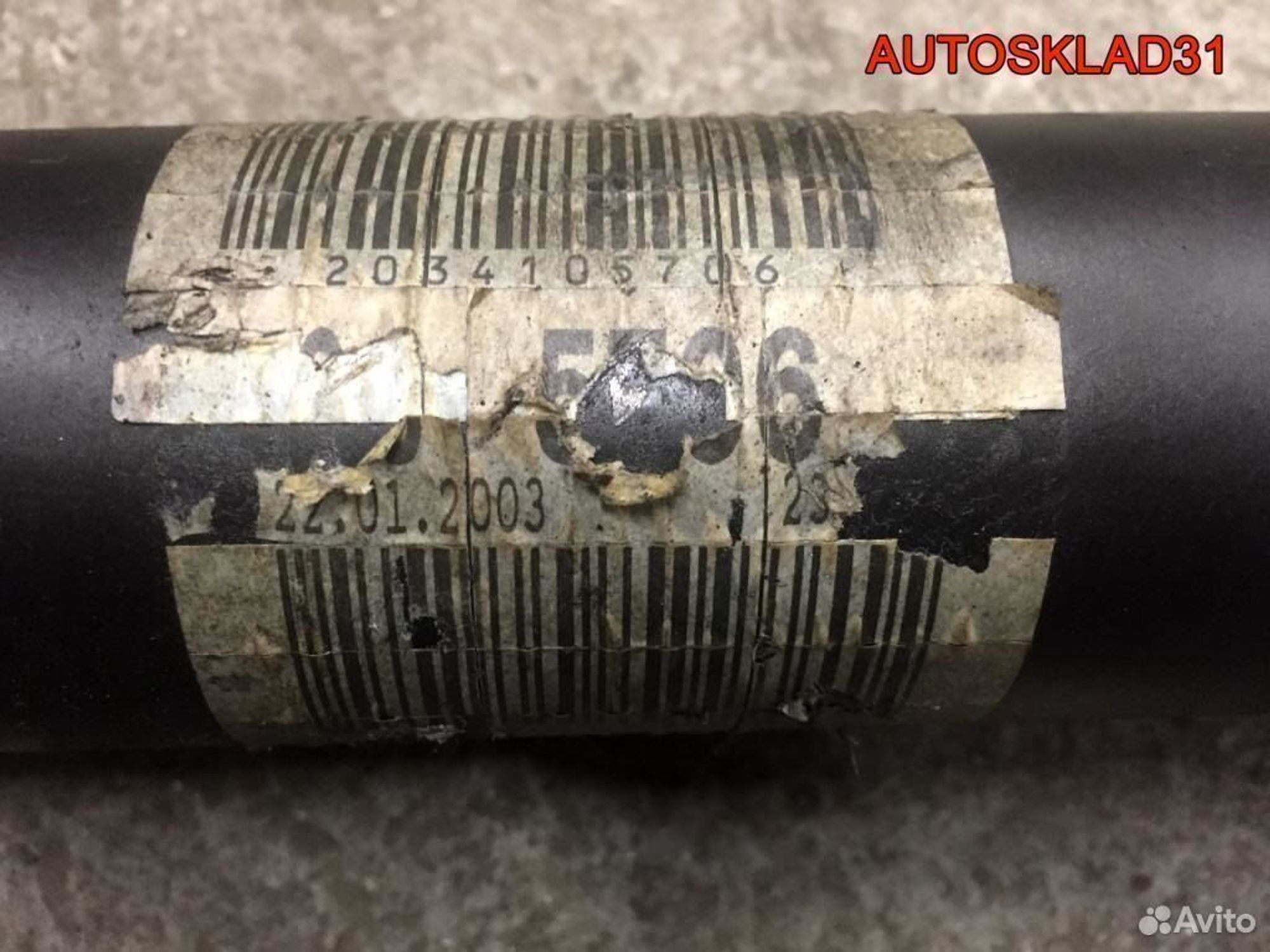 Вал карданный Mercedes Benz W203 2034105706, 5200 рублей, Дубовое