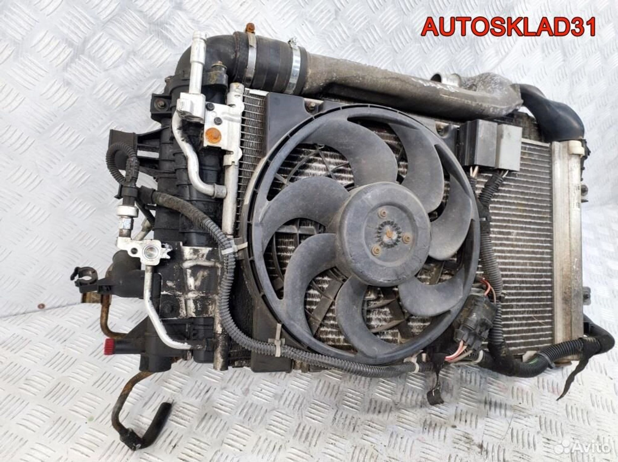 Кассета радиаторов Opel Zafira B 13171431 Дизель, 8100 рублей, Дубовое