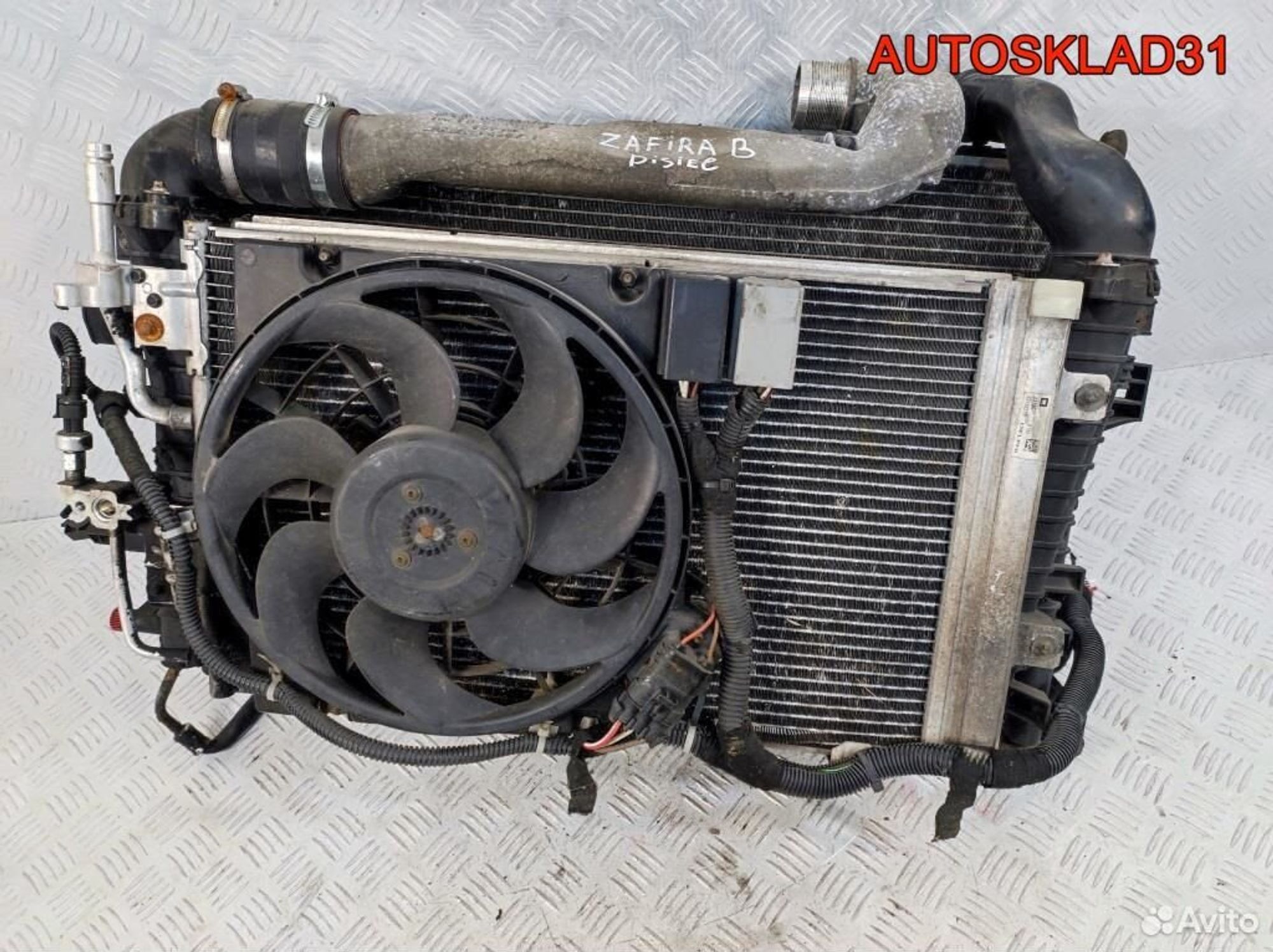 Кассета радиаторов Opel Zafira B 13171431 Дизель, 8100 рублей, Дубовое