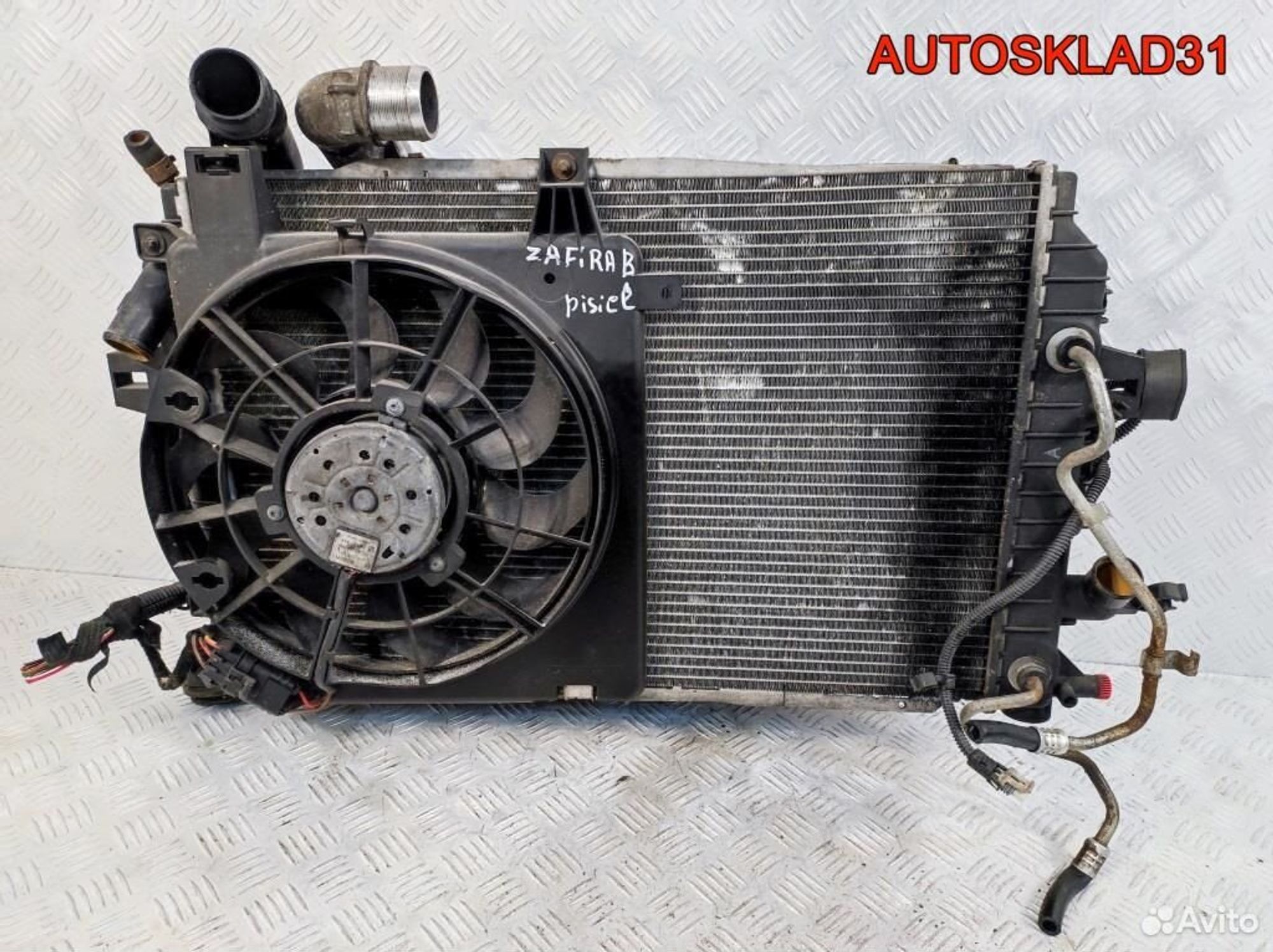 Кассета радиаторов Opel Zafira B 13171431 Дизель, 8100 рублей, Дубовое