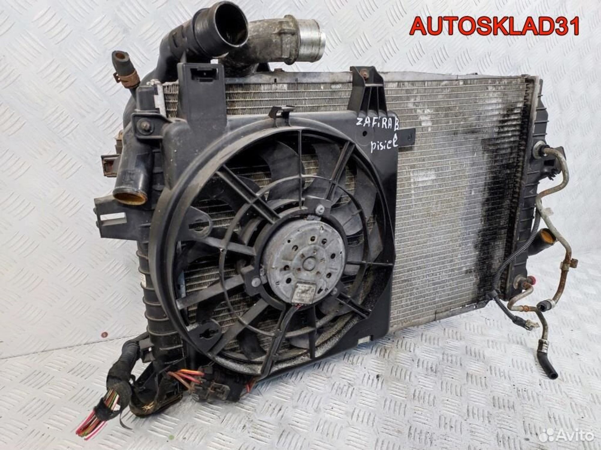 Кассета радиаторов Opel Zafira B 13171431 Дизель, 8100 рублей, Дубовое