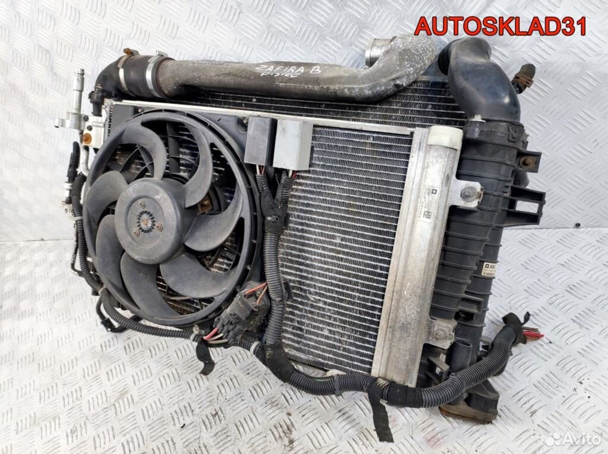 Кассета радиаторов Opel Zafira B 13171431 Дизель, 8100 рублей, Дубовое