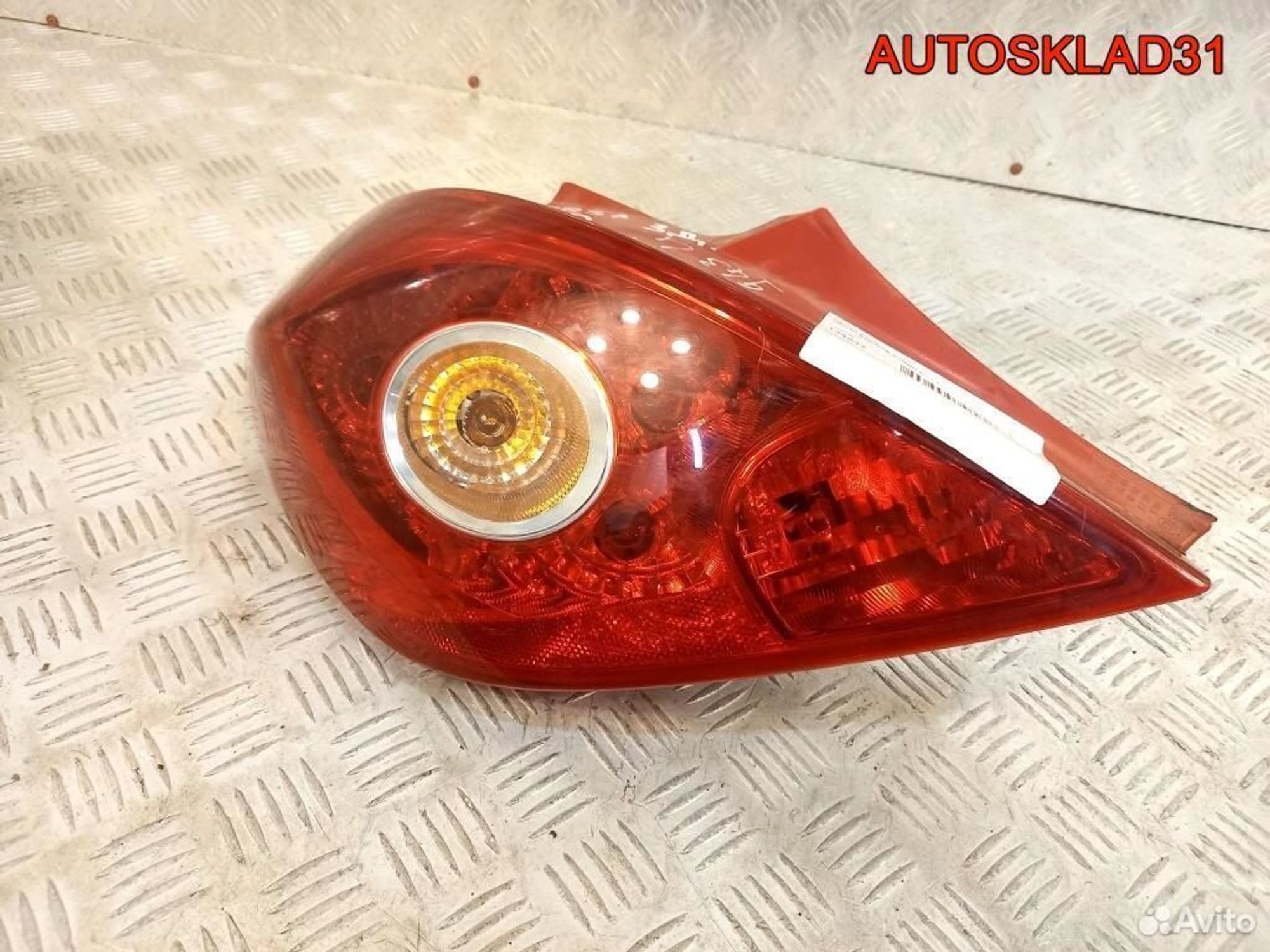 Фонарь задний левый Opel Corsa D 13186350 Хетчбэк, 3700 рублей, Дубовое