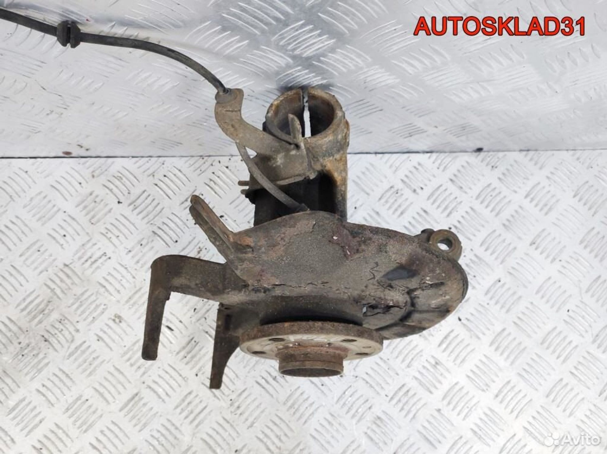 Кулак поворотный перед левый VW Polo 6Q0407255ас, 4100 рублей, Дубовое