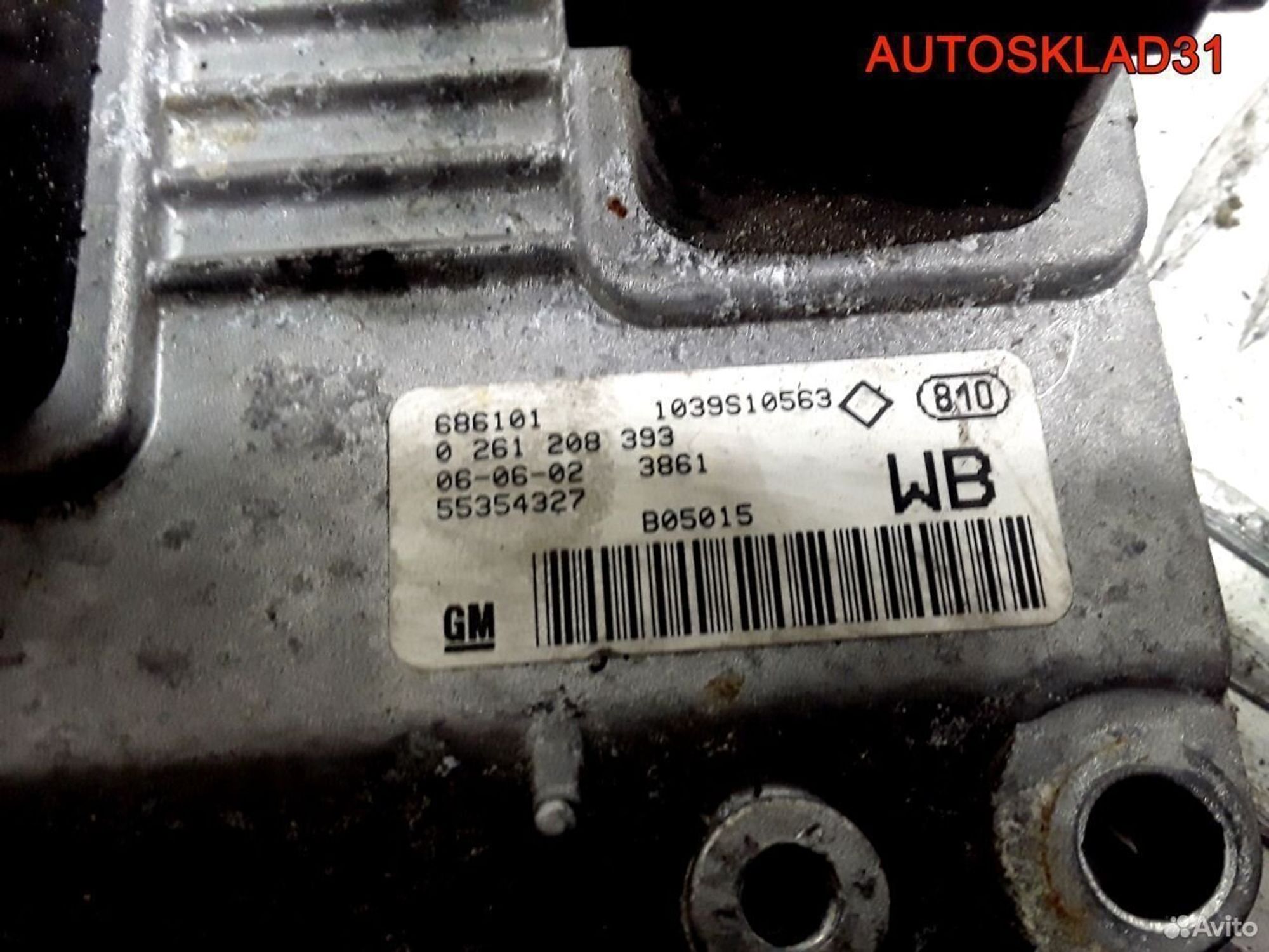 Блок эбу Opel Corsa C 1,0 Z10XEP 55354327 Бензин, 3200 рублей, Дубовое