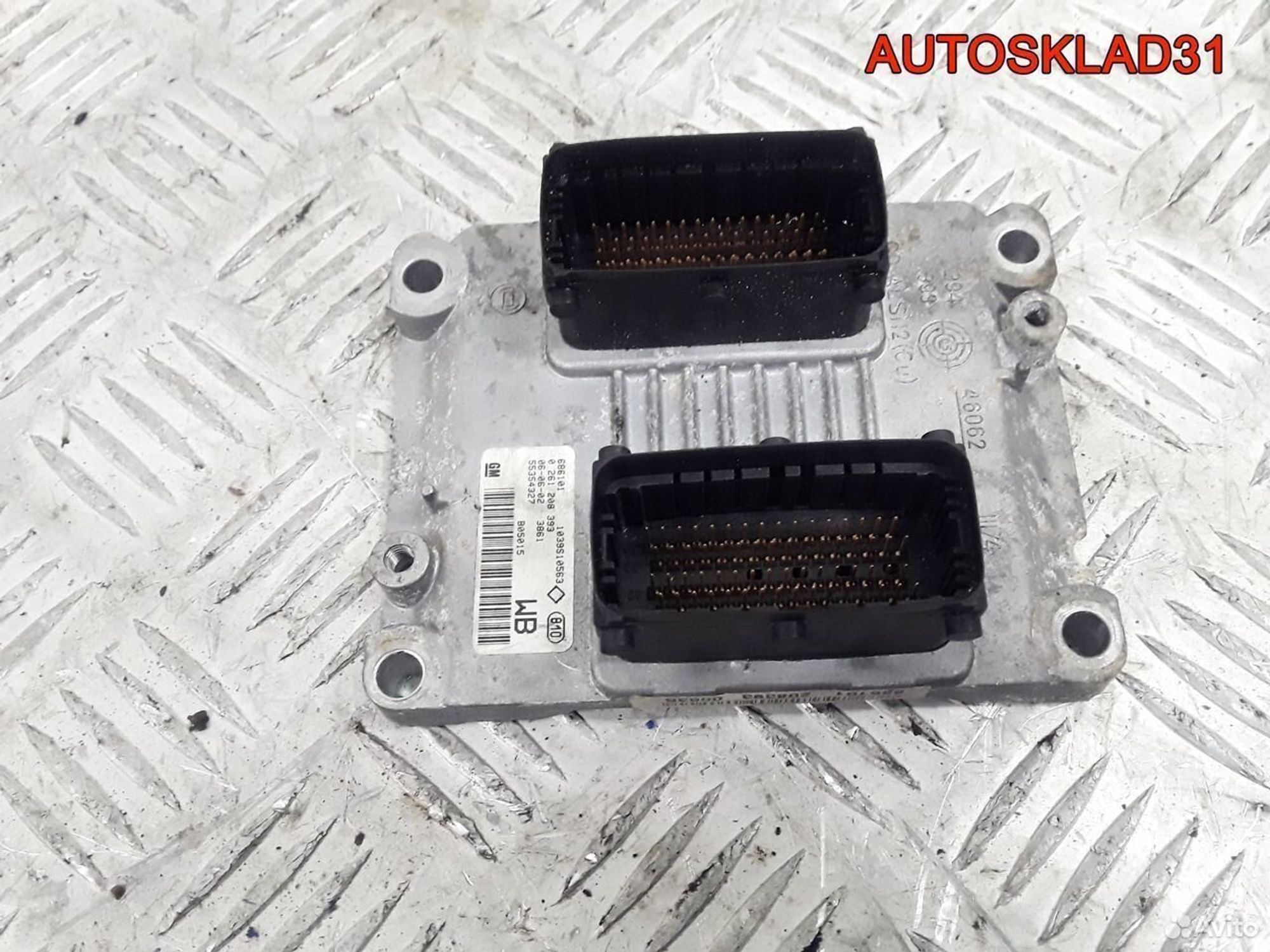 Блок эбу Opel Corsa C 1,0 Z10XEP 55354327 Бензин, 3200 рублей, Дубовое