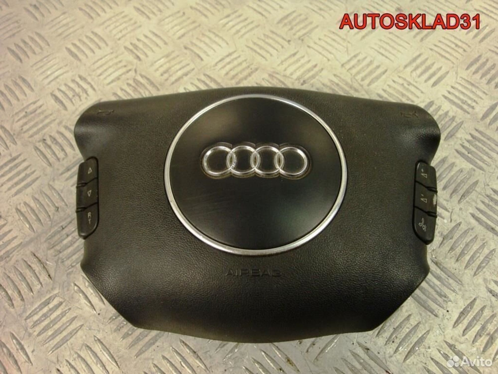 Подушка безопасности в рулевое колесо Audi A4 В6, 2900 рублей, Дубовое