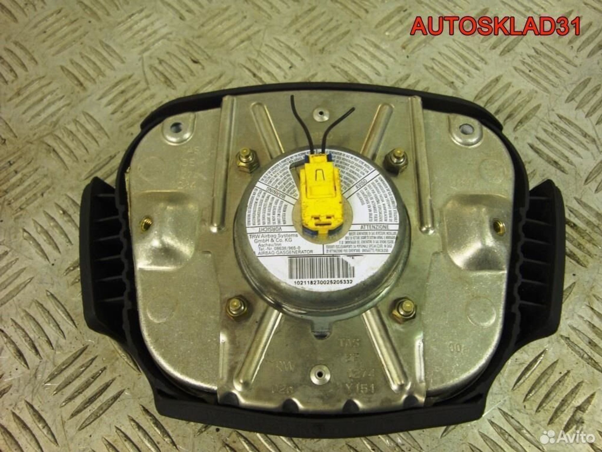 Подушка безопасности в руль Audi A6 C5 4B0880201AH, 2600 рублей, Дубовое