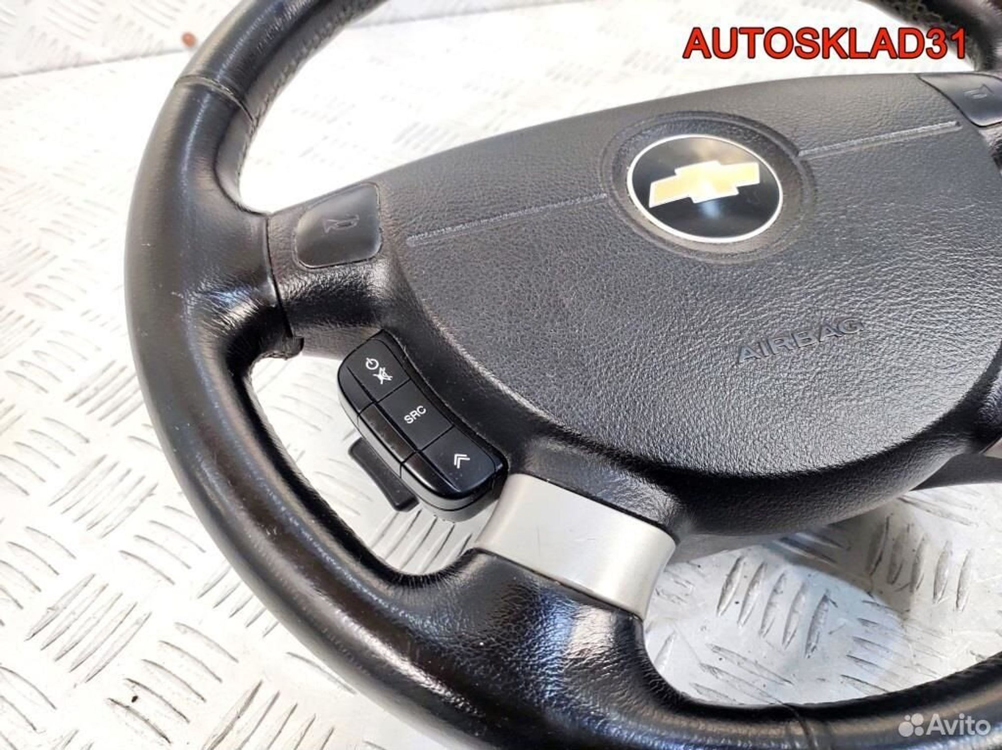 Рулевое колесо с AIR BAG Chevrolet Aveo T200, 7200 рублей, Дубовое