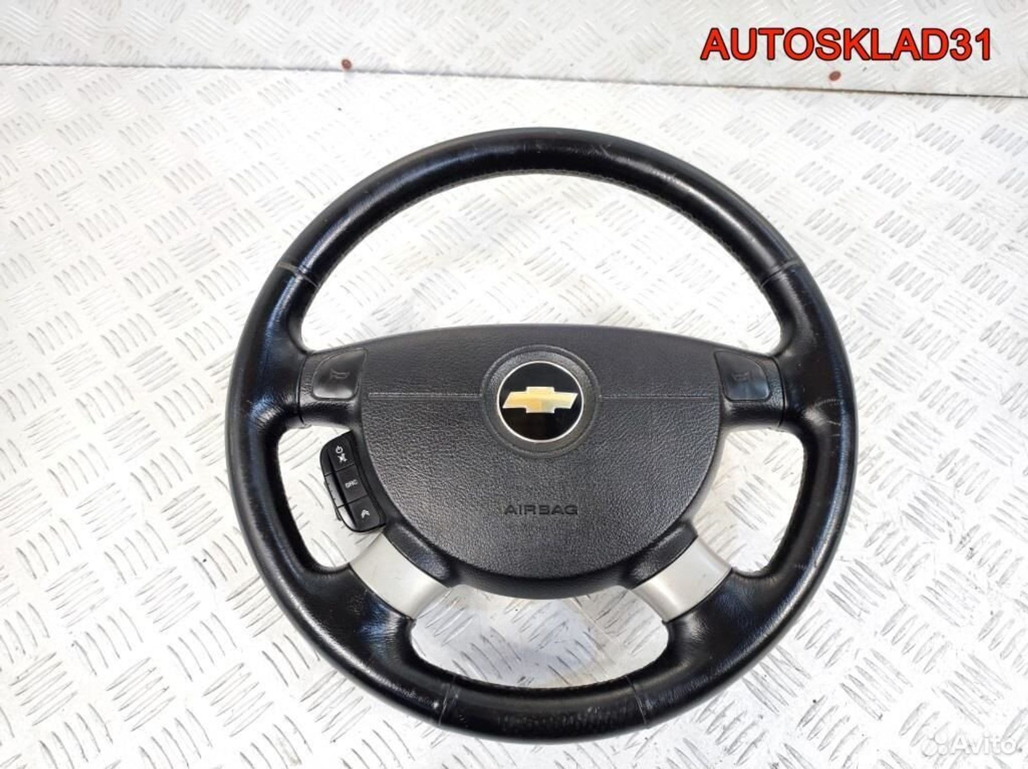 Рулевое колесо с AIR BAG Chevrolet Aveo T200, 7200 рублей, Дубовое