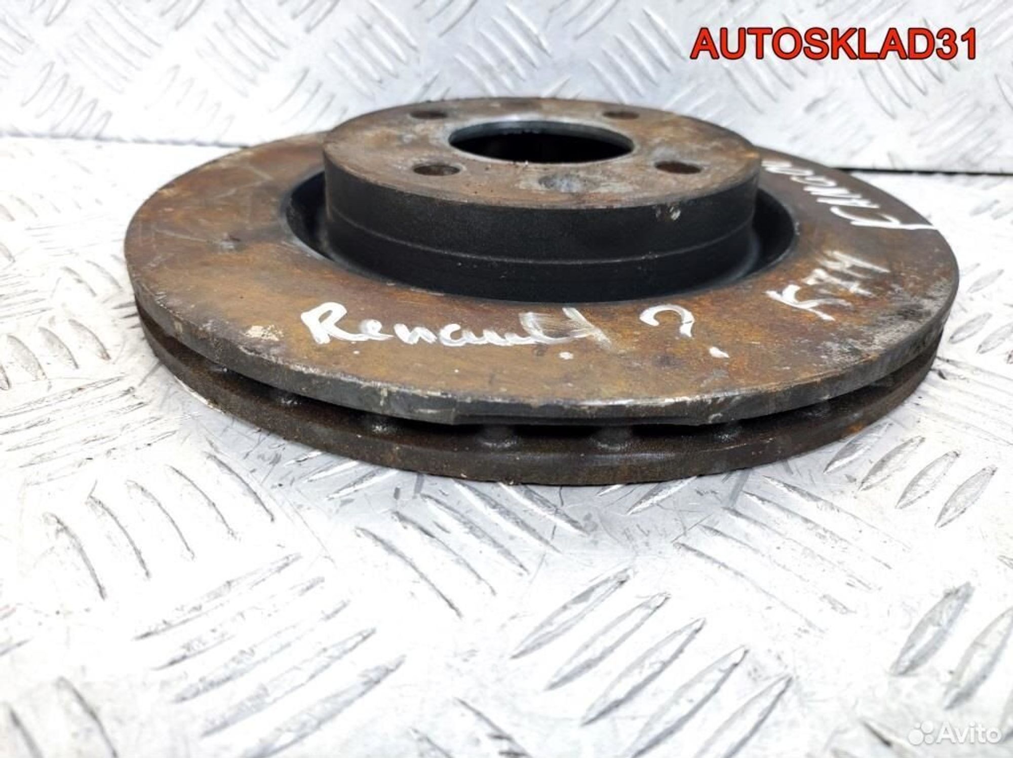 Диск тормозной передний Renault Kangoo 8201464598, 1700 рублей, Дубовое