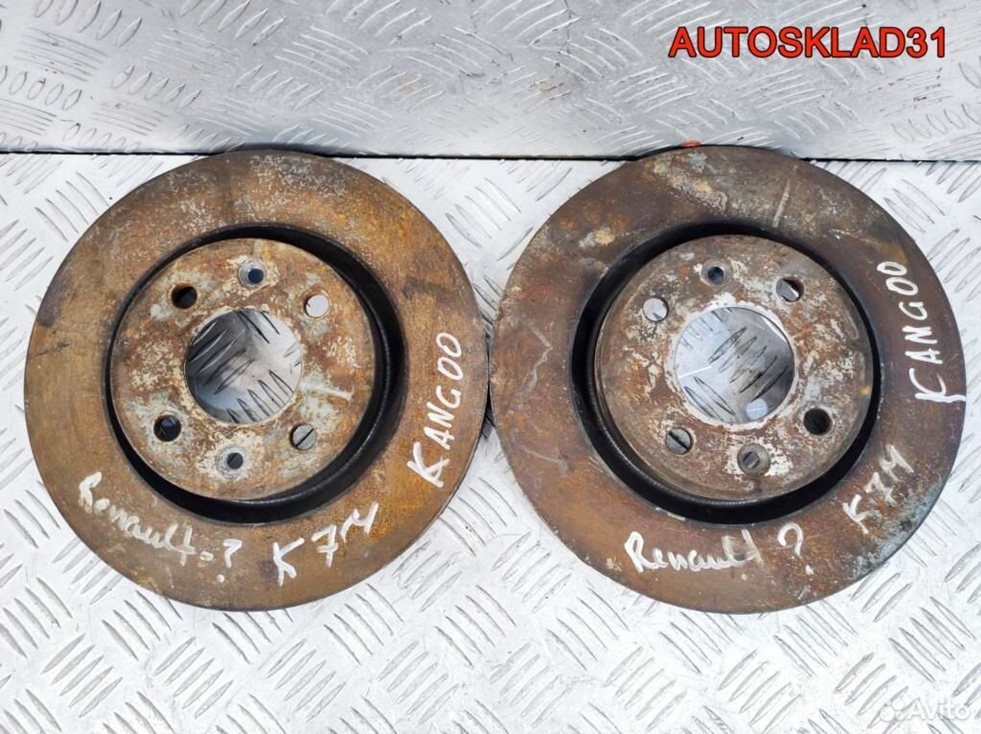 Диск тормозной передний Renault Kangoo 8201464598, 1700 рублей, Дубовое