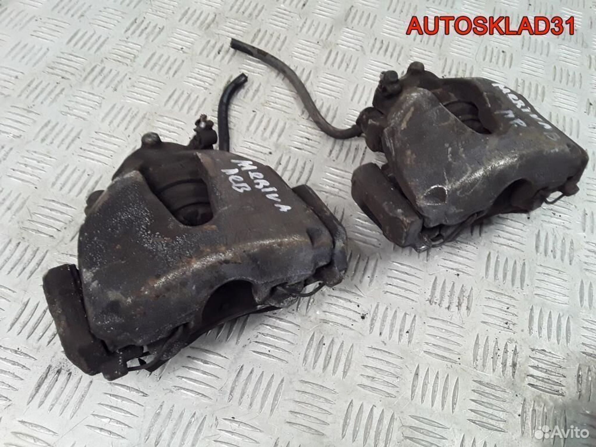 Суппорт тормозной передний Opel Meriva A 93176426, 1800 рублей, Дубовое