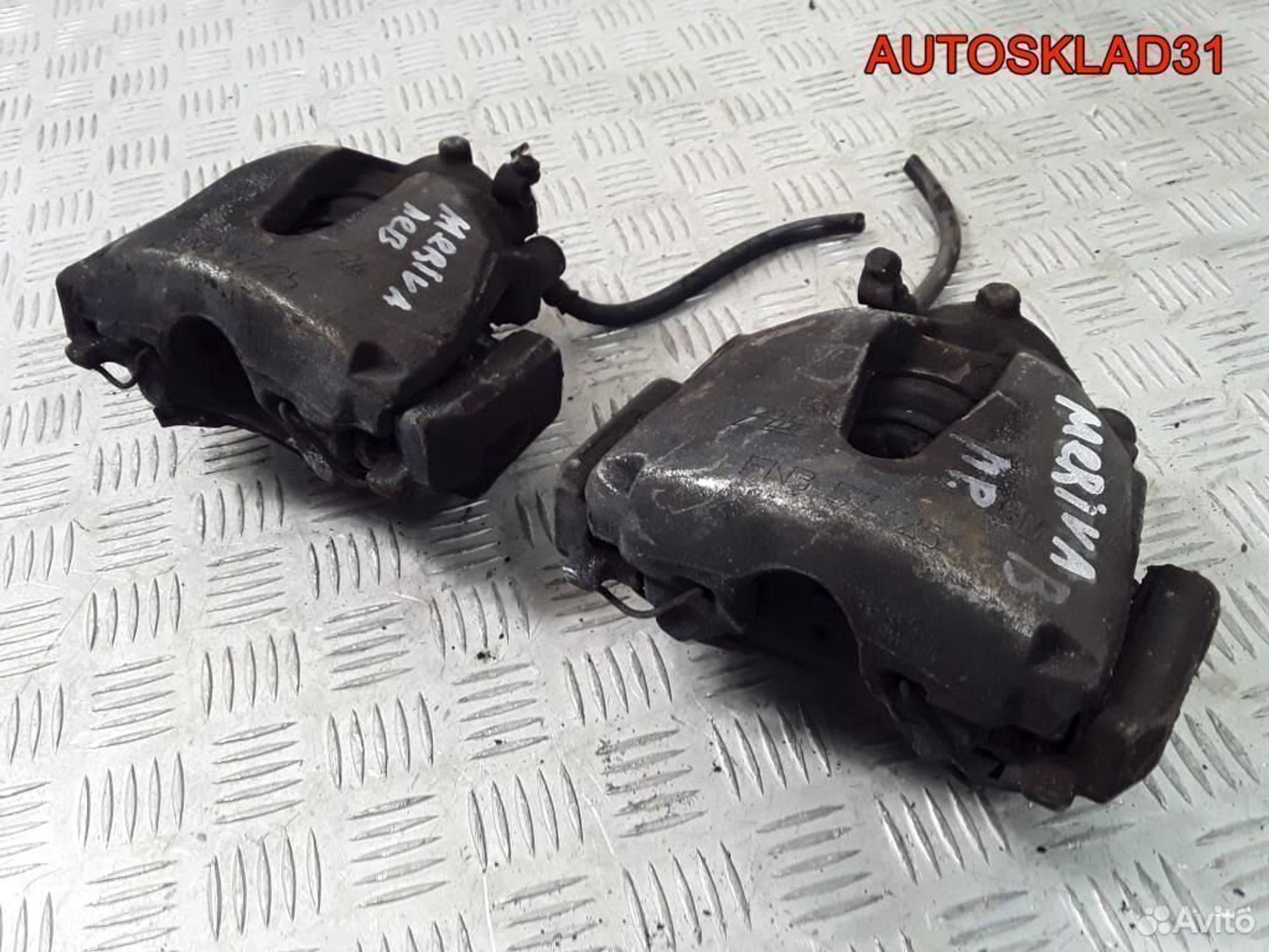 Суппорт тормозной передний Opel Meriva A 93176426, 1800 рублей, Дубовое