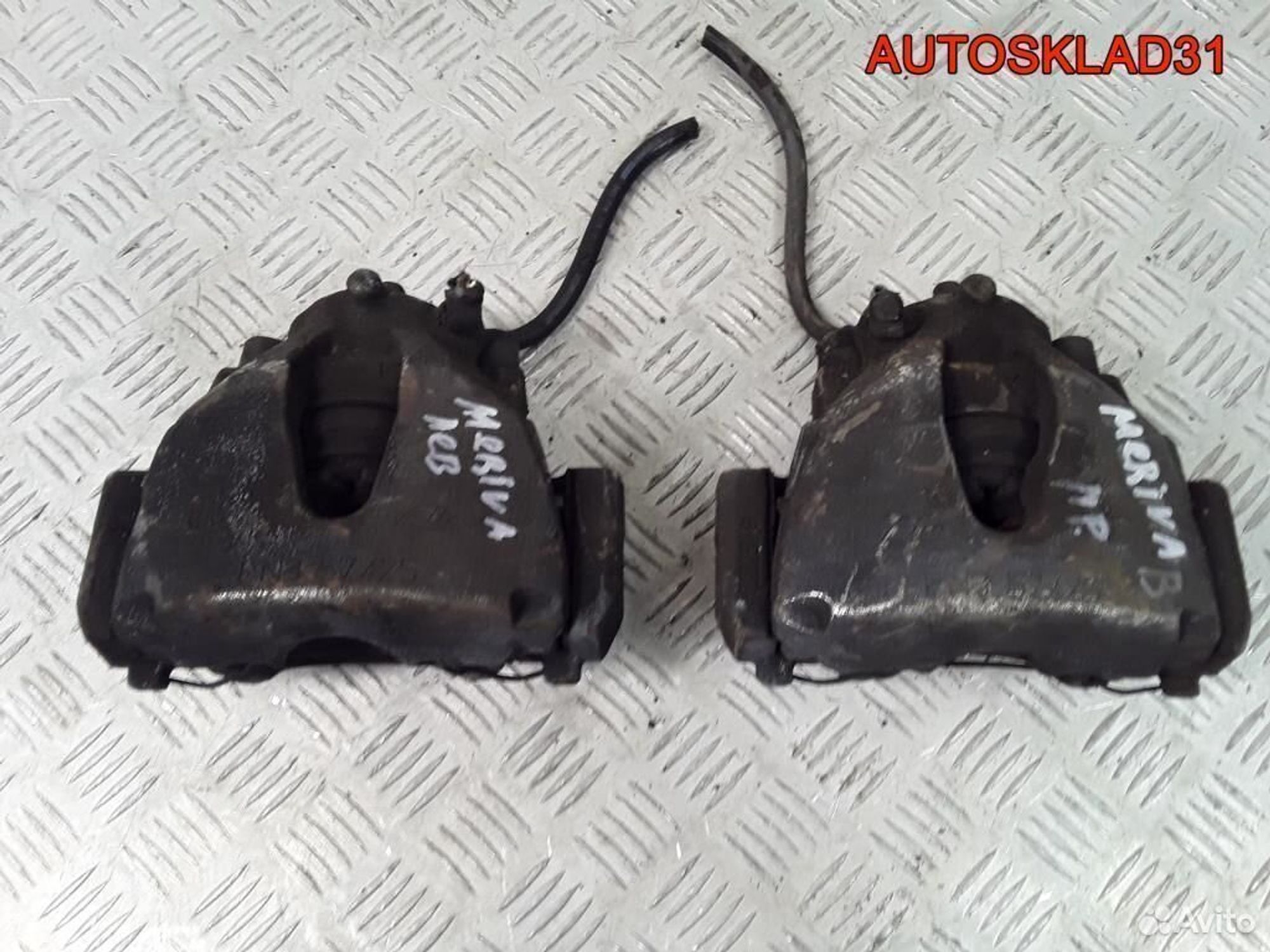 Суппорт тормозной передний Opel Meriva A 93176426, 1800 рублей, Дубовое