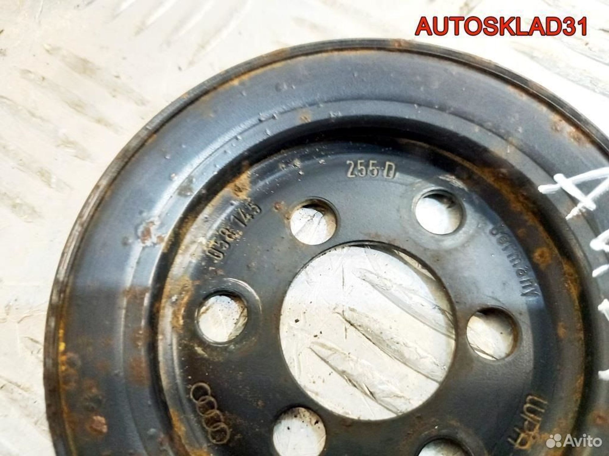 Шкив насоса гур Volkswagen Passat B5 058145255D, 1100 рублей, Дубовое