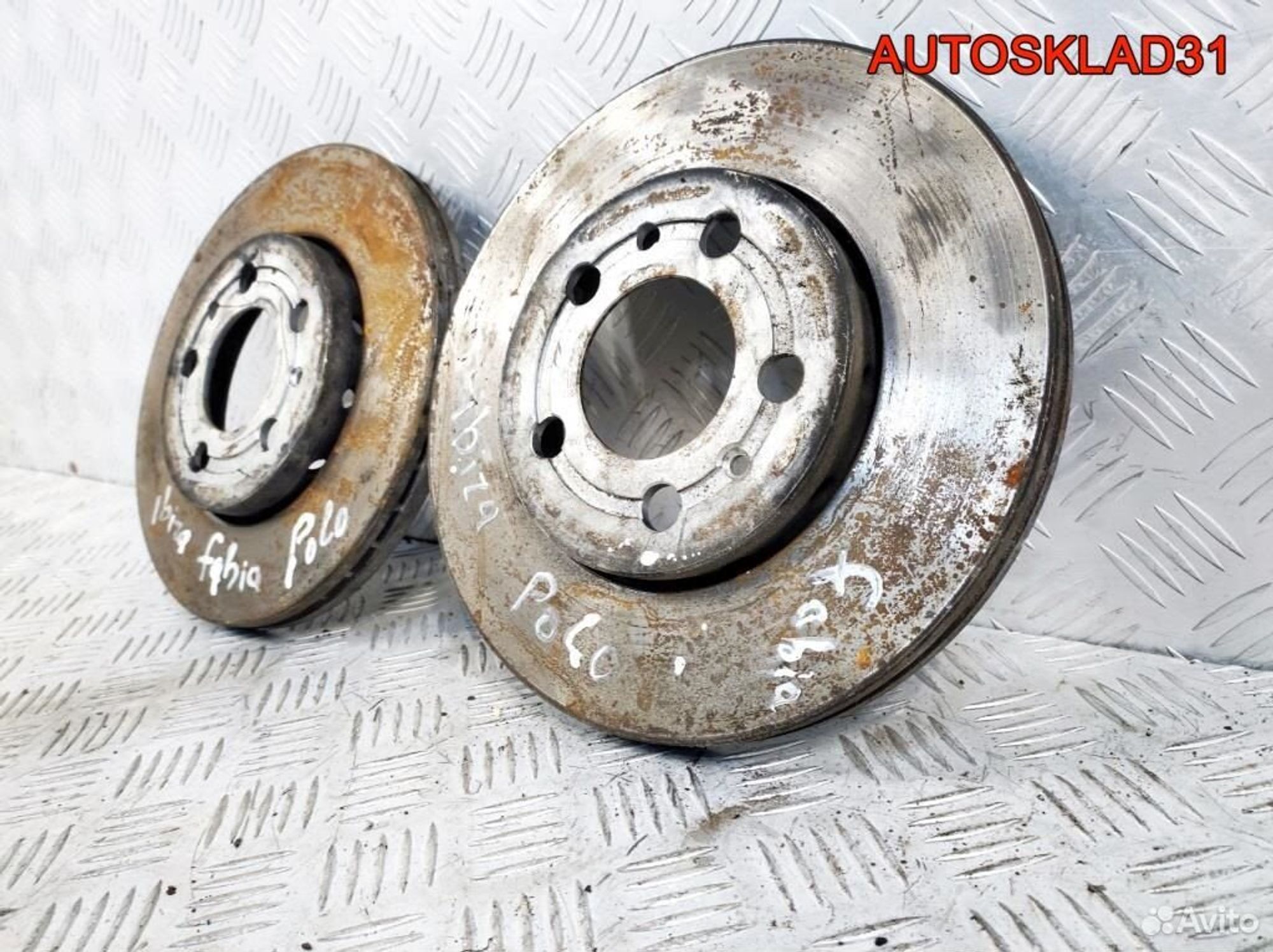 Диск тормозной передний комплект Skoda Fabia 2, 2500 рублей, Дубовое