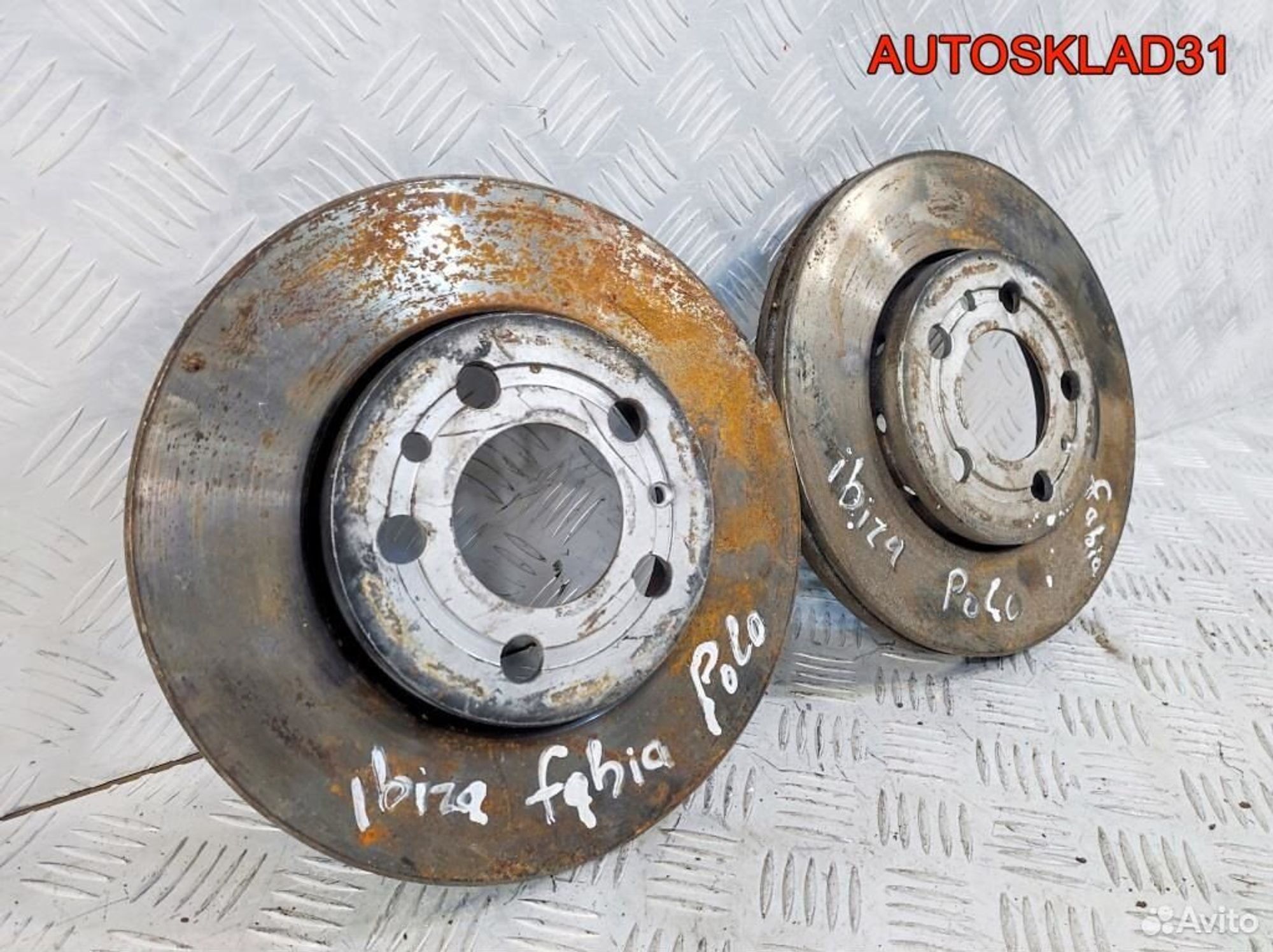 Диск тормозной передний комплект Skoda Fabia 2, 2500 рублей, Дубовое