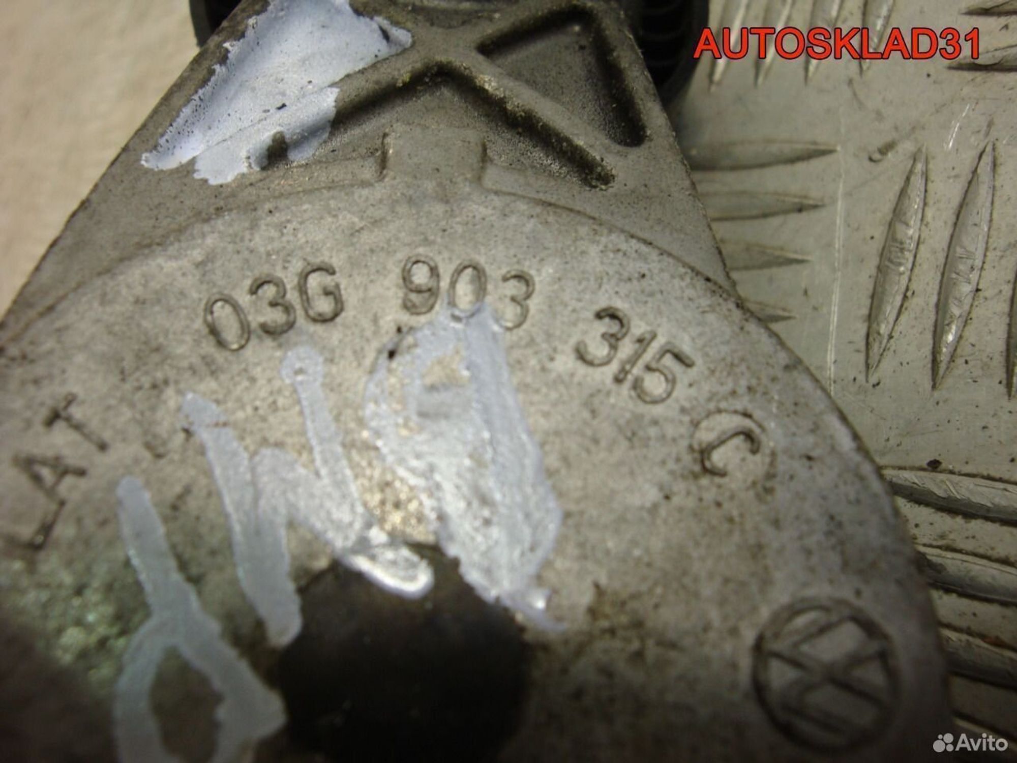 Натяжитель ремня генератора VW Golf 5 03g903315с, 500 рублей, Дубовое