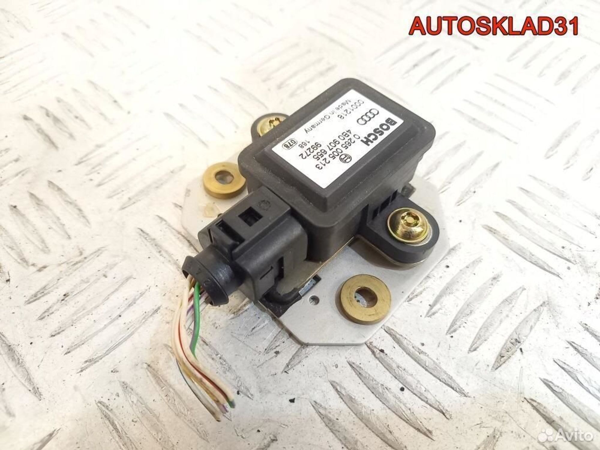 Датчик ускорения Audi A6 C5 4B0907655, 1200 рублей, Дубовое