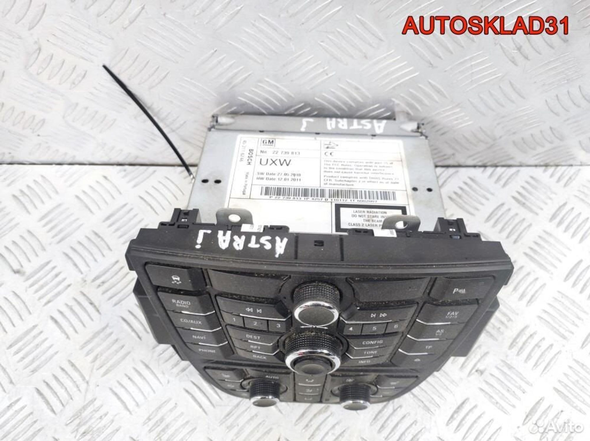 Магнитола Opel Astra J 22739813, 10400 рублей, Дубовое
