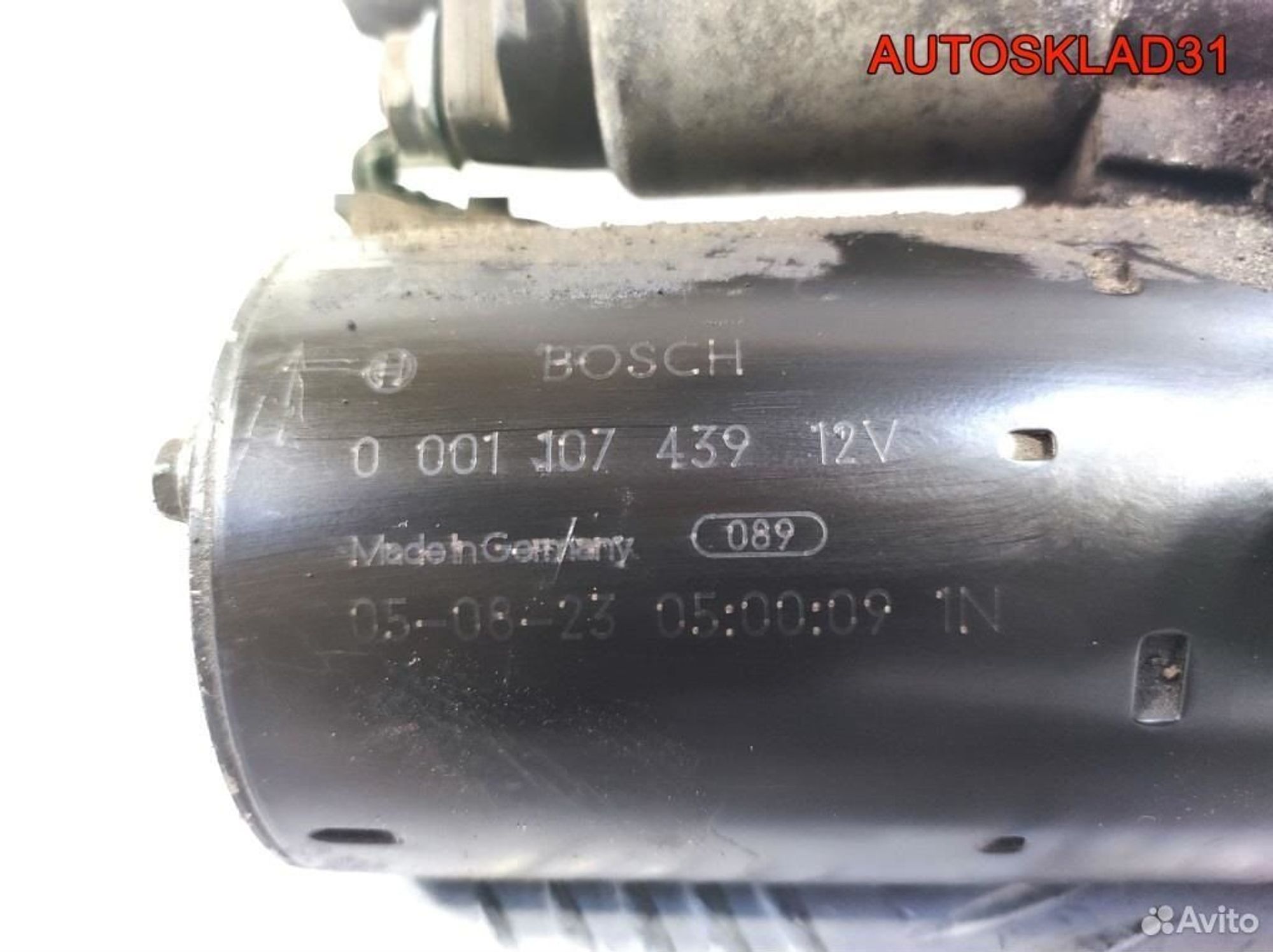 Стартер Peugeot 107 1.0 1KR-FE Бензин 0001107439, 3200 рублей, Дубовое