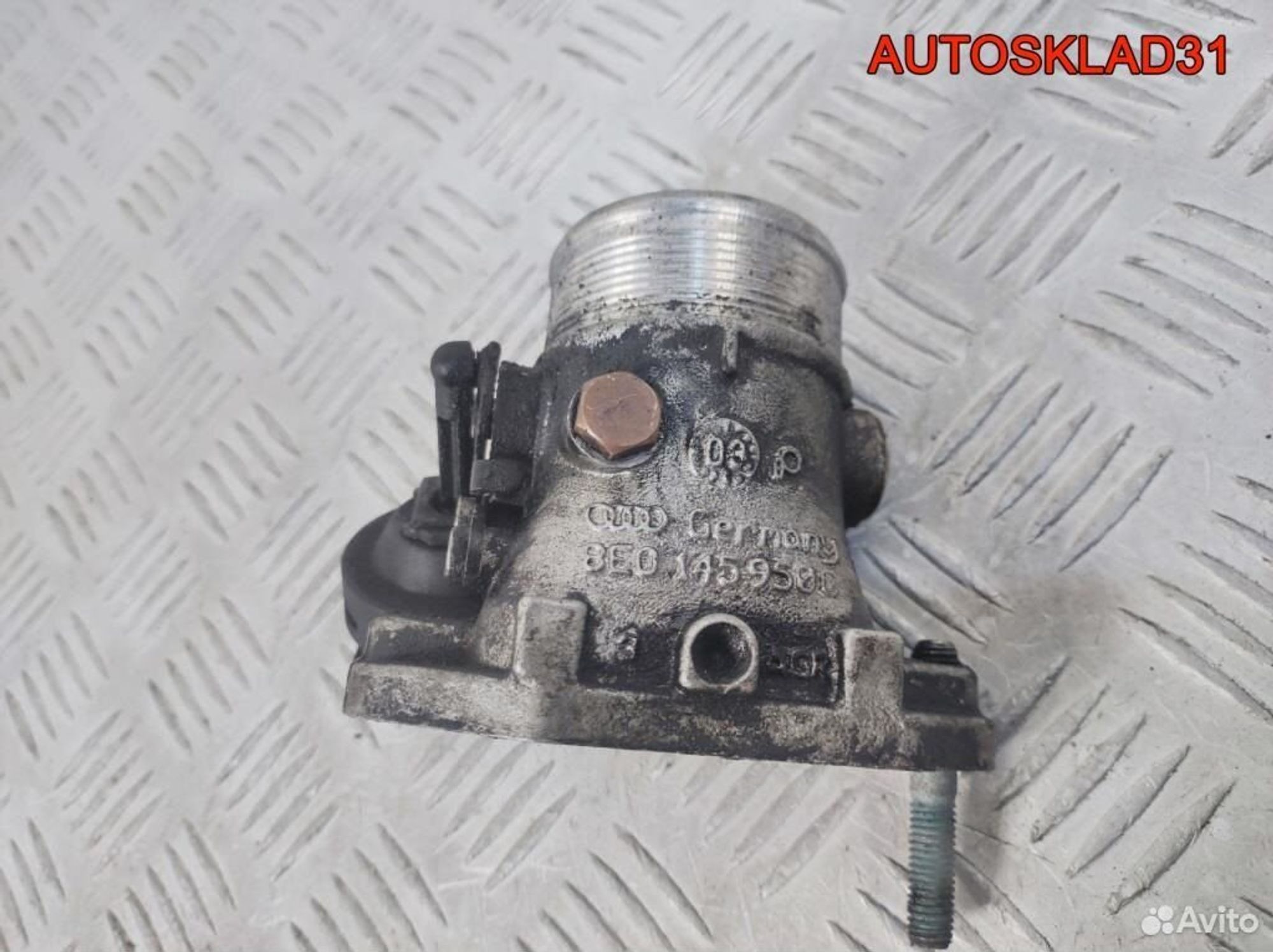 Заслонка дроссельная Audi A4 B6 2.5 TDI 8E0145950C, 1800 рублей, Дубовое