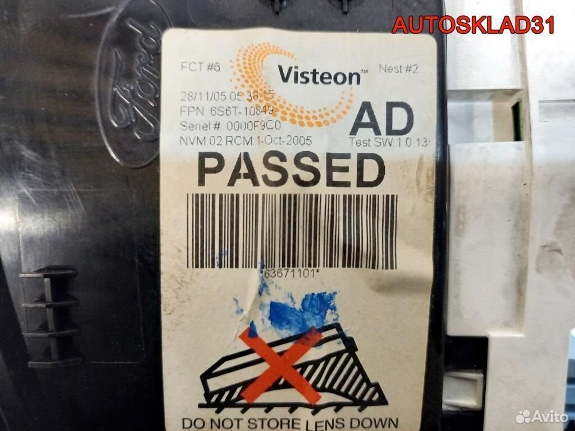 Панель приборов Ford Fusion 6S6T10849AD Бензин, 19800 рублей, Дубовое