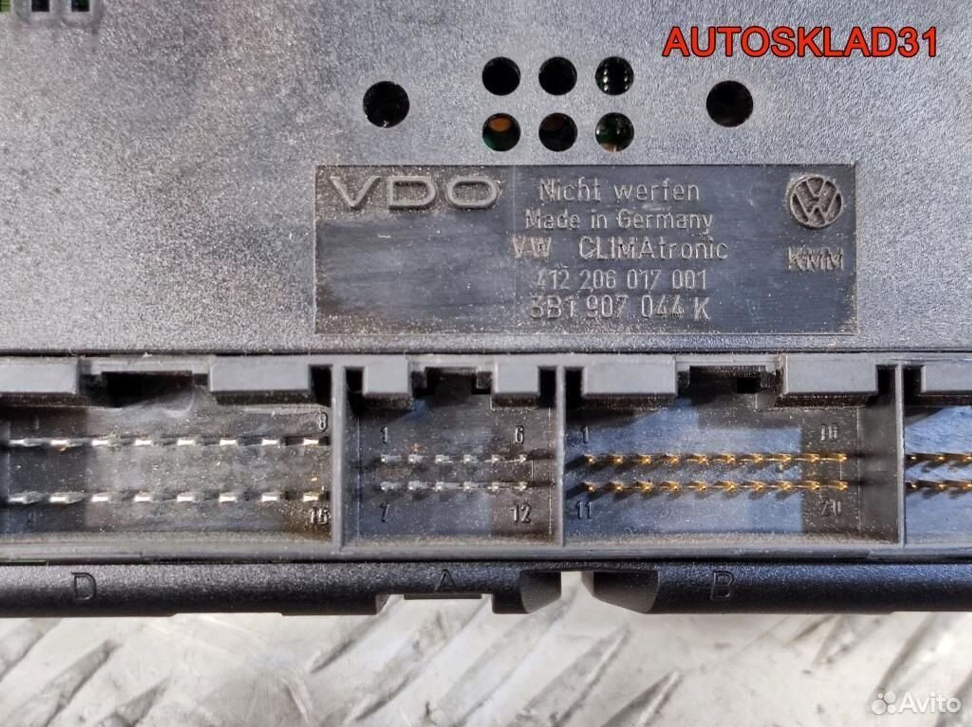 Блок климата Volkswagen Passat B5+ 3B1907044K, 2100 рублей, Дубовое