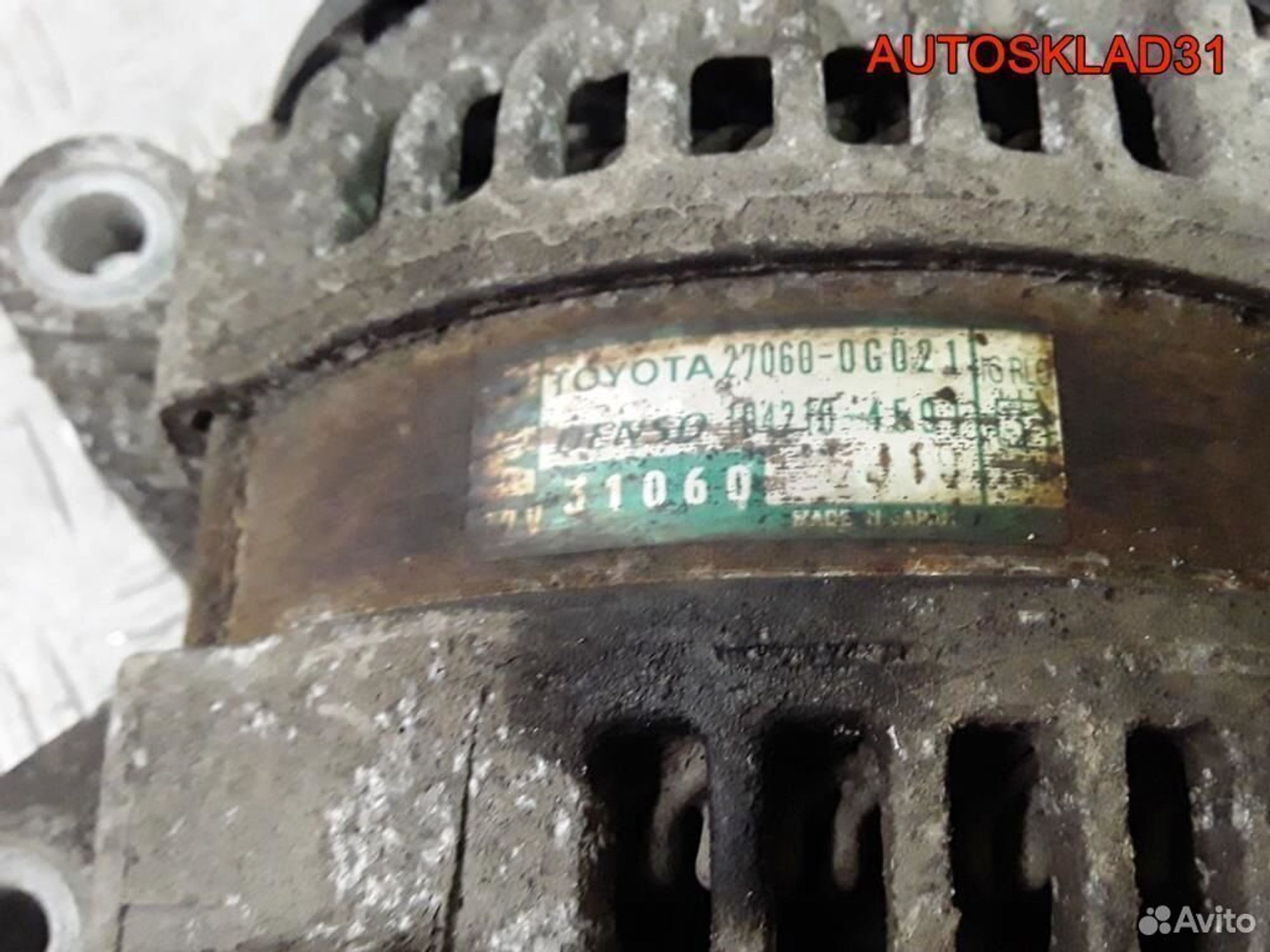 Генератор Toyota Corolla Verso 2adftv 270600G021, 6200 рублей, Дубовое