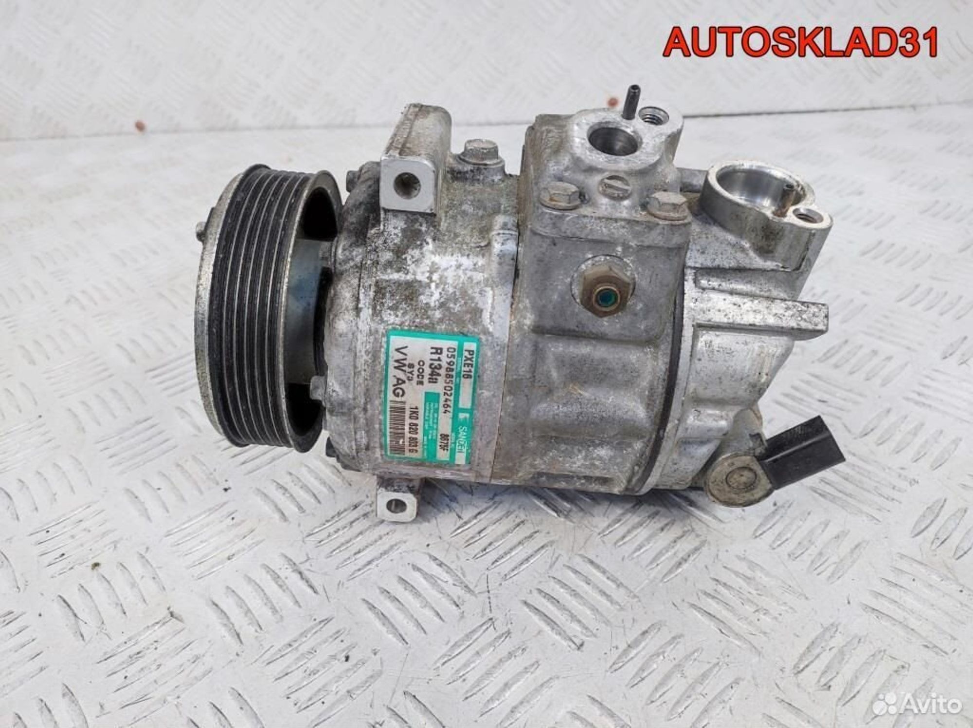 Компрессор кондиционера VW Golf 5 1K0820803G, 12200 рублей, Дубовое