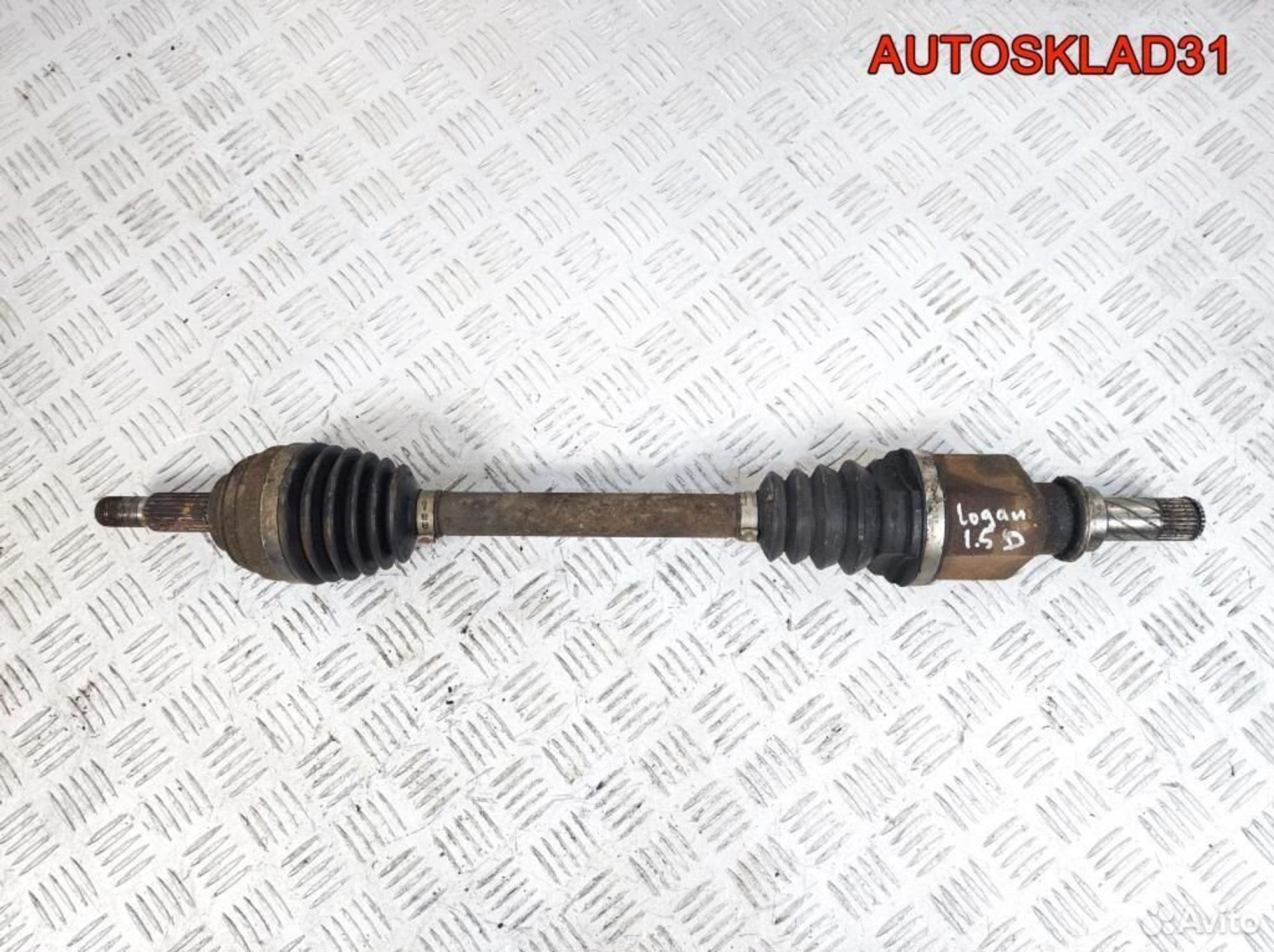 Полуось передняя левая Renault Logan 1.5 дизель, 3600 рублей, Дубовое