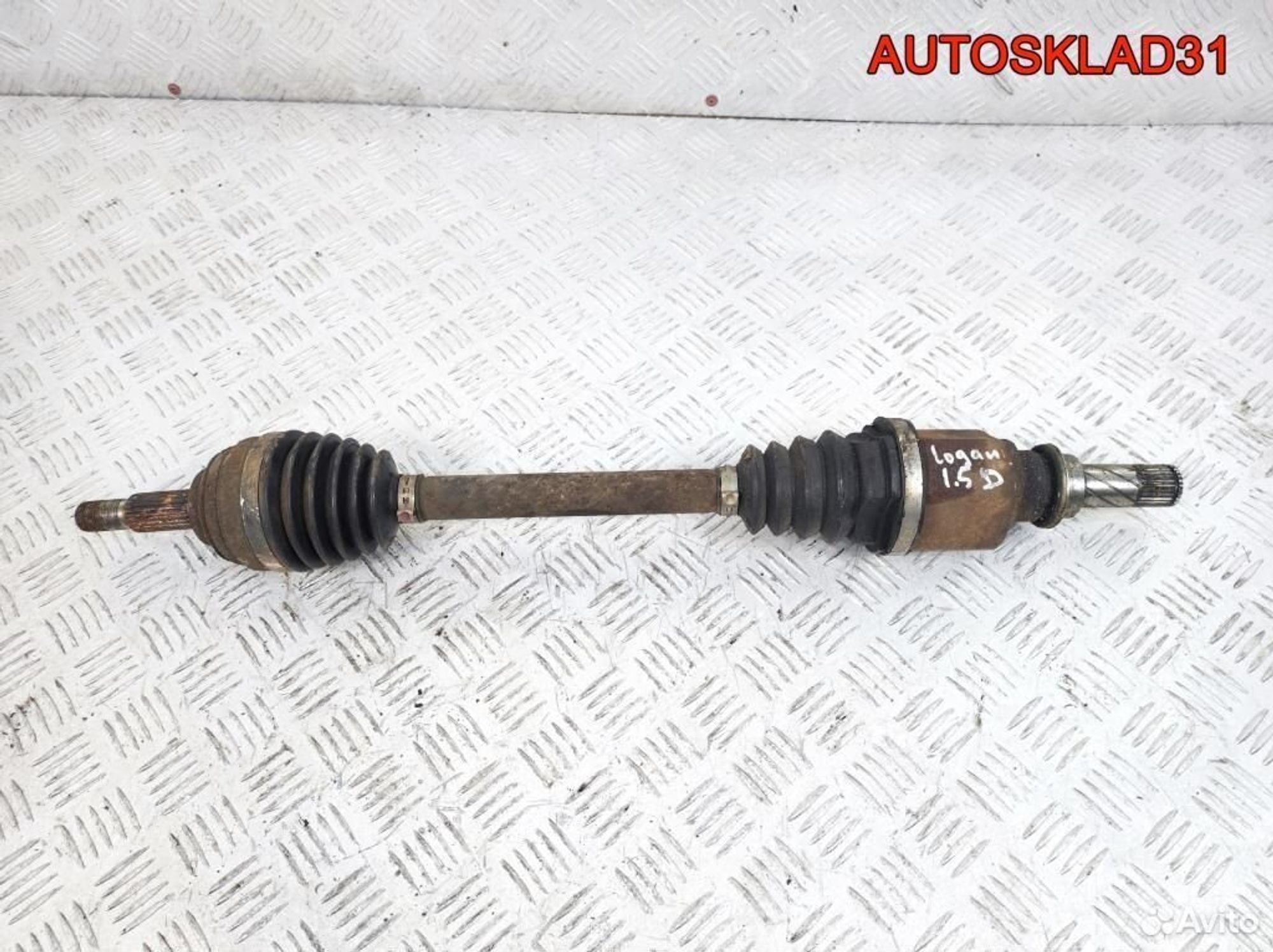 Полуось передняя левая Renault Logan 1.5 дизель, 3600 рублей, Дубовое