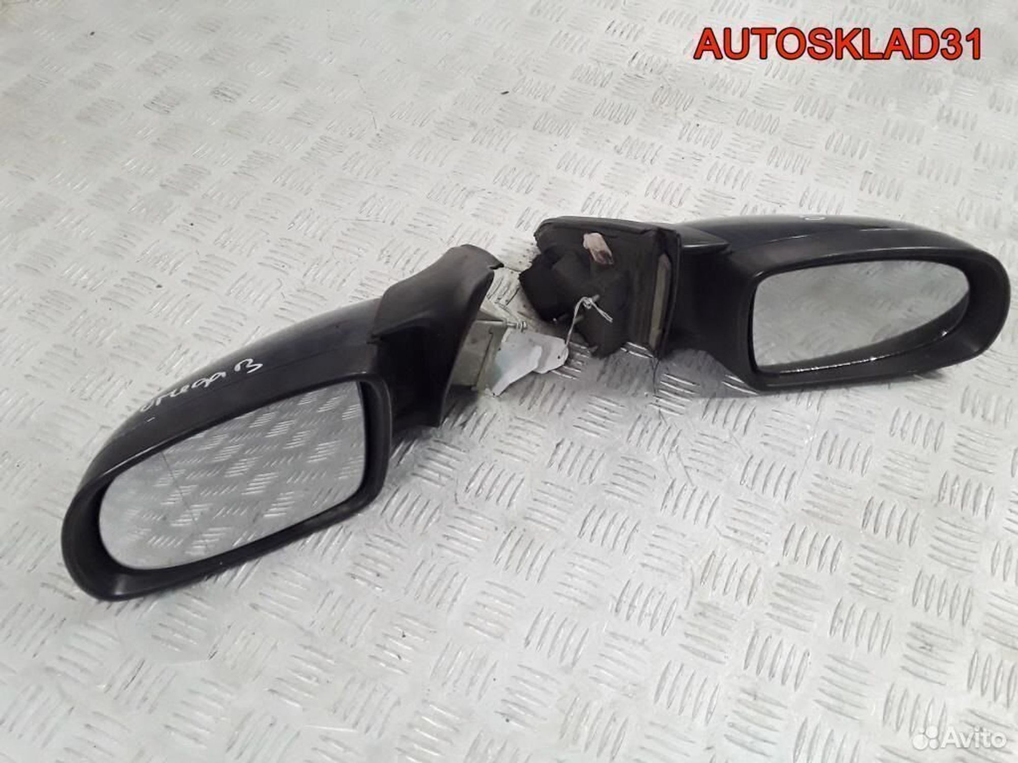 Зеркало электрическое Opel Omega B дорестайлиг, 2100 рублей, Дубовое