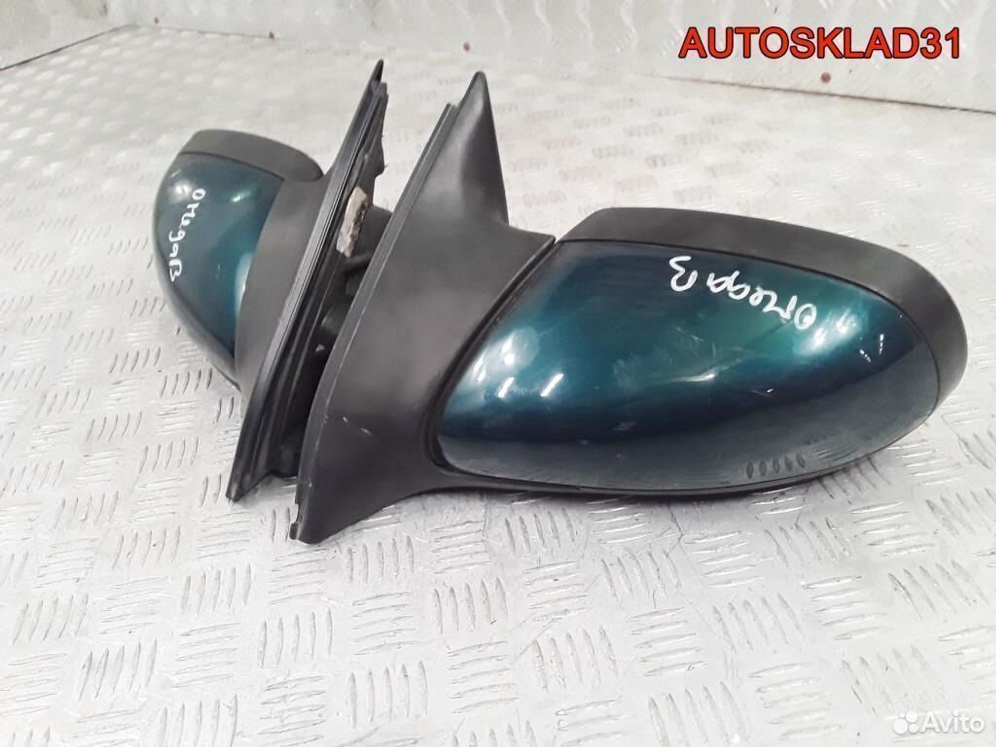 Зеркало электрическое Opel Omega B дорестайлиг, 2100 рублей, Дубовое