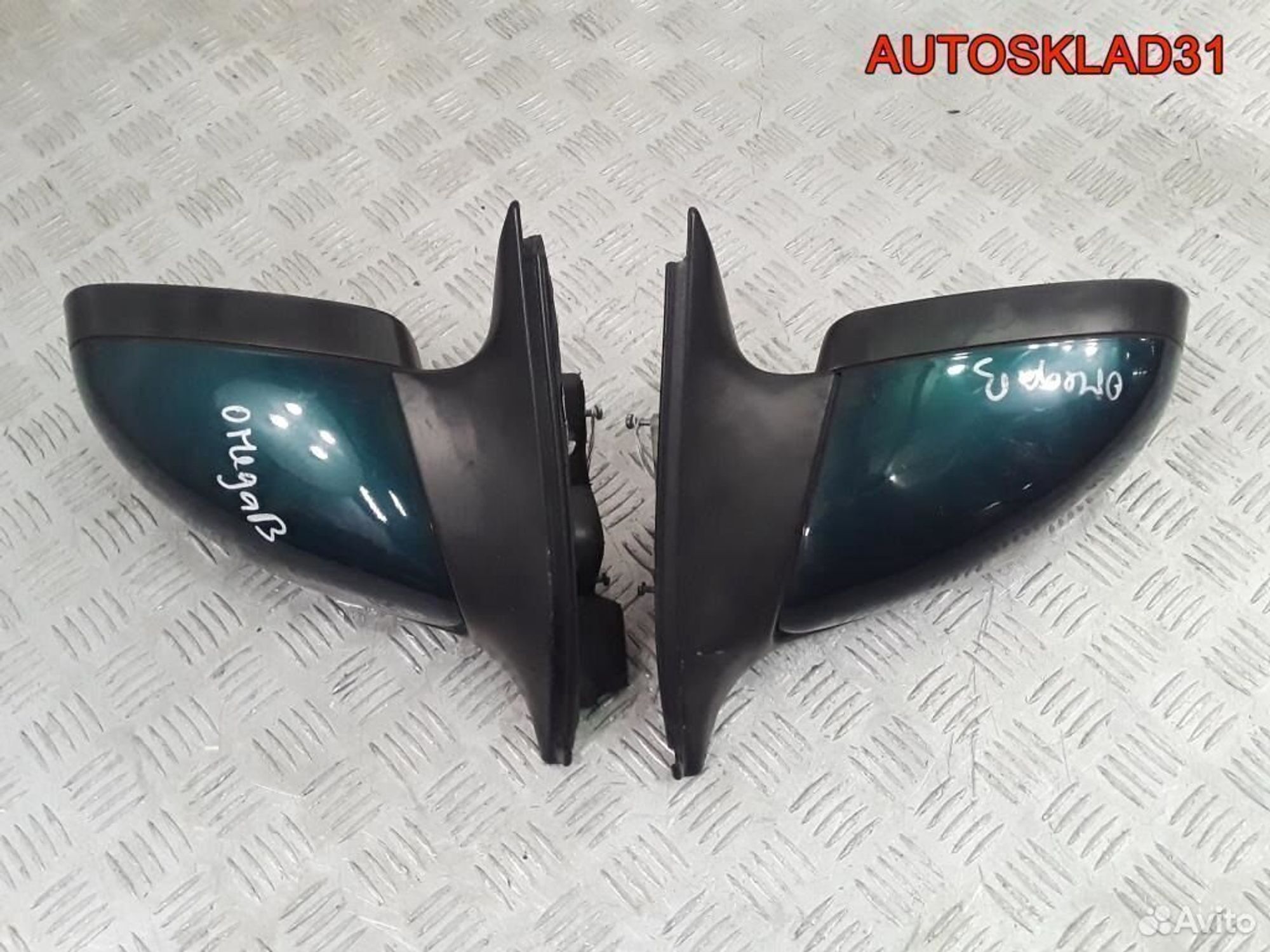 Зеркало электрическое Opel Omega B дорестайлиг, 2100 рублей, Дубовое