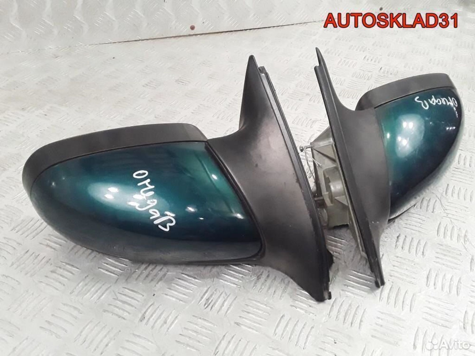 Зеркало электрическое Opel Omega B дорестайлиг, 2100 рублей, Дубовое