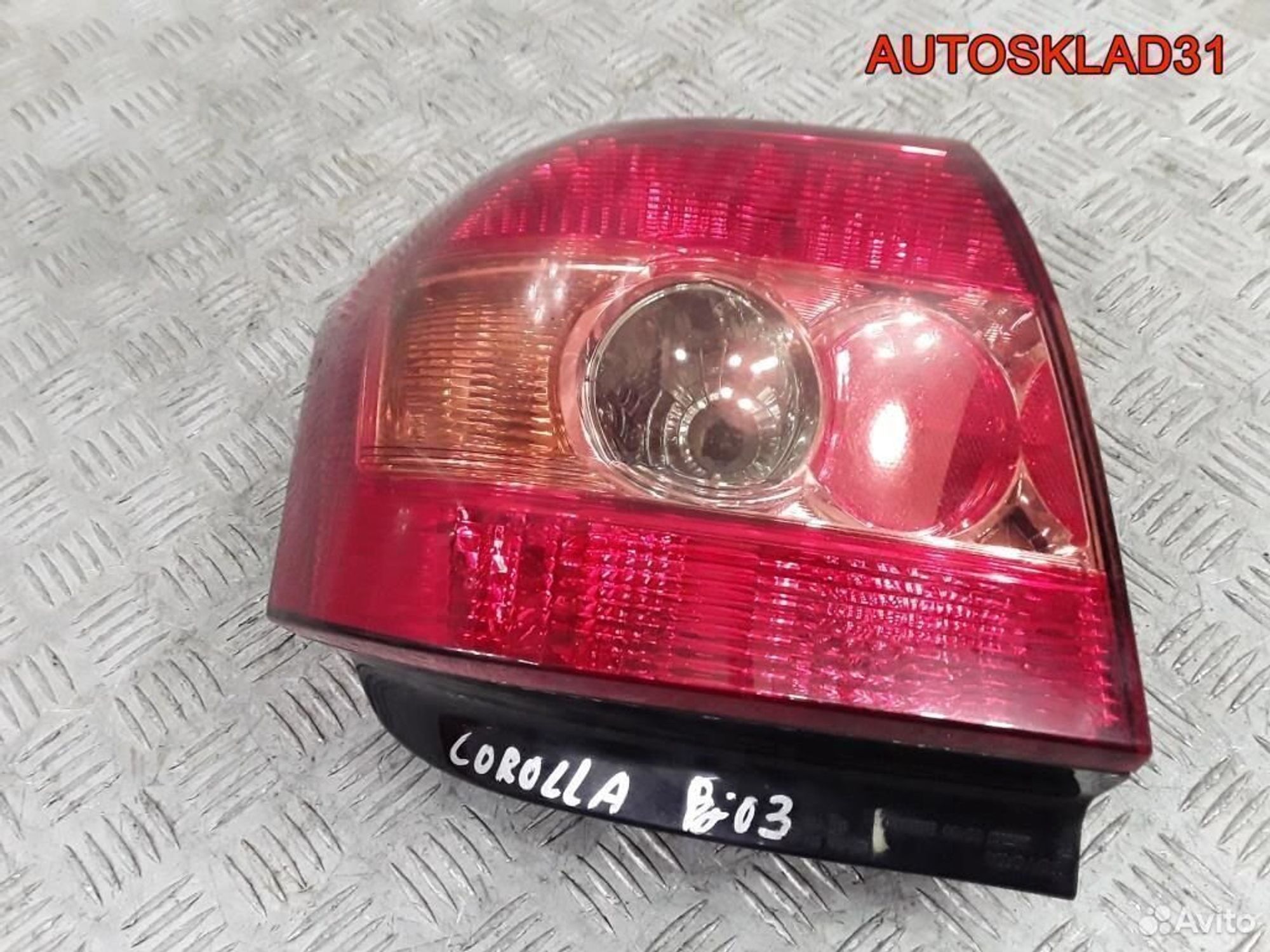 Фонарь задний правый Toyota Corolla E12 Рестайлинг, 2900 рублей, Дубовое