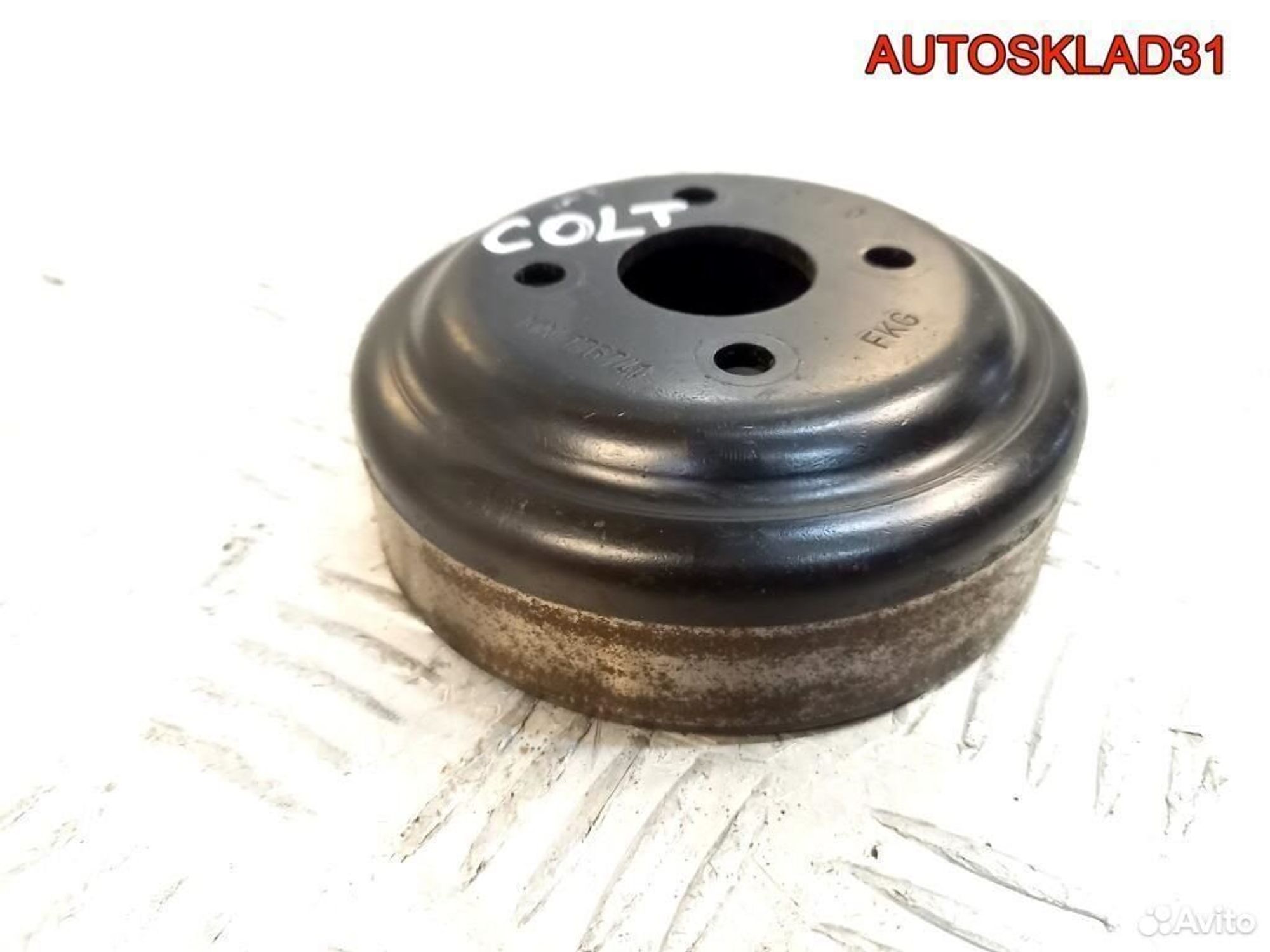 Шкив водяного насоса Mitsubishi Colt Z3 MN176841, 600 рублей, Дубовое