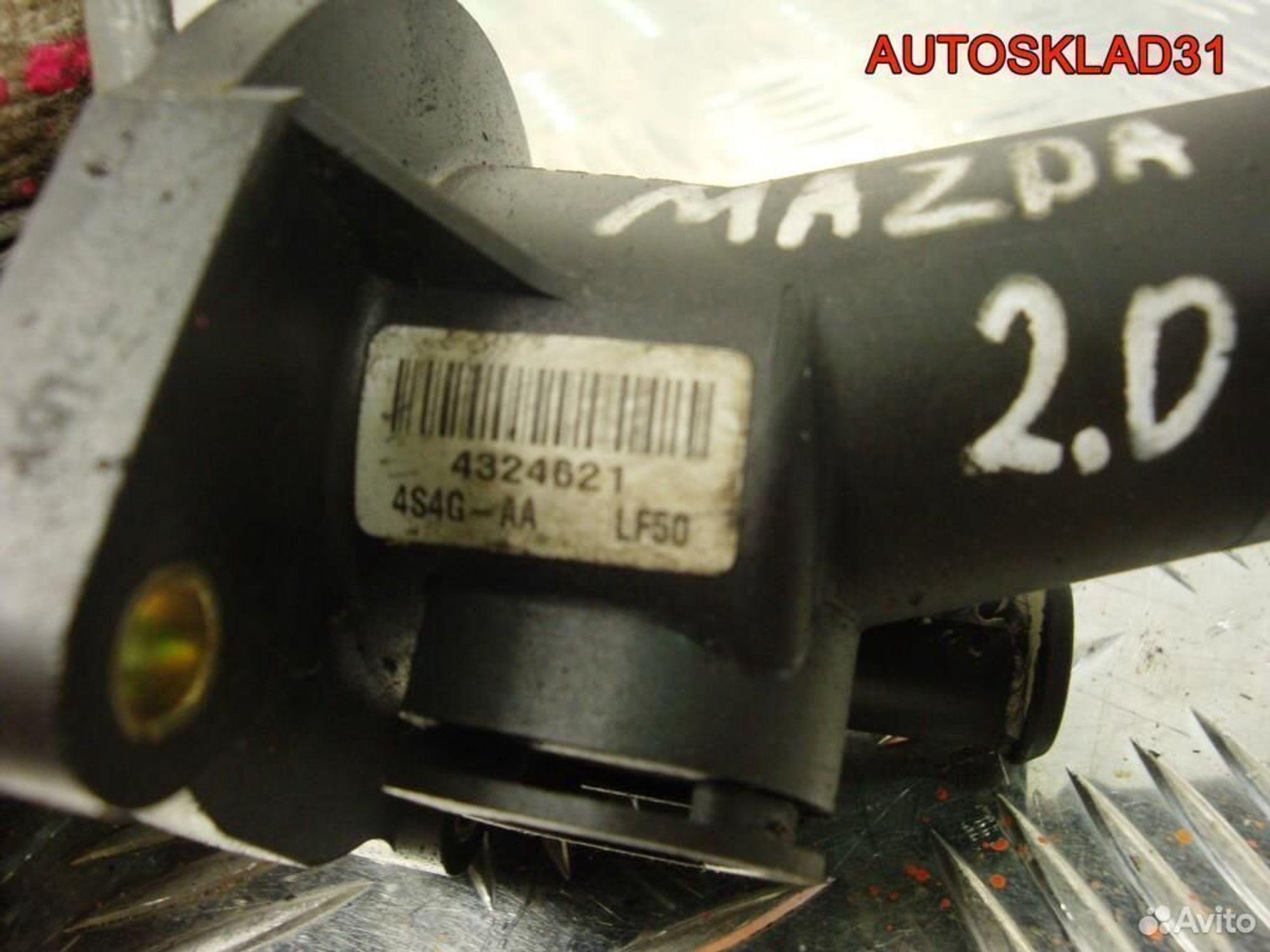 Корпус термостата Mazda 3 BK 2,0 LF5015170, 1300 рублей, Дубовое