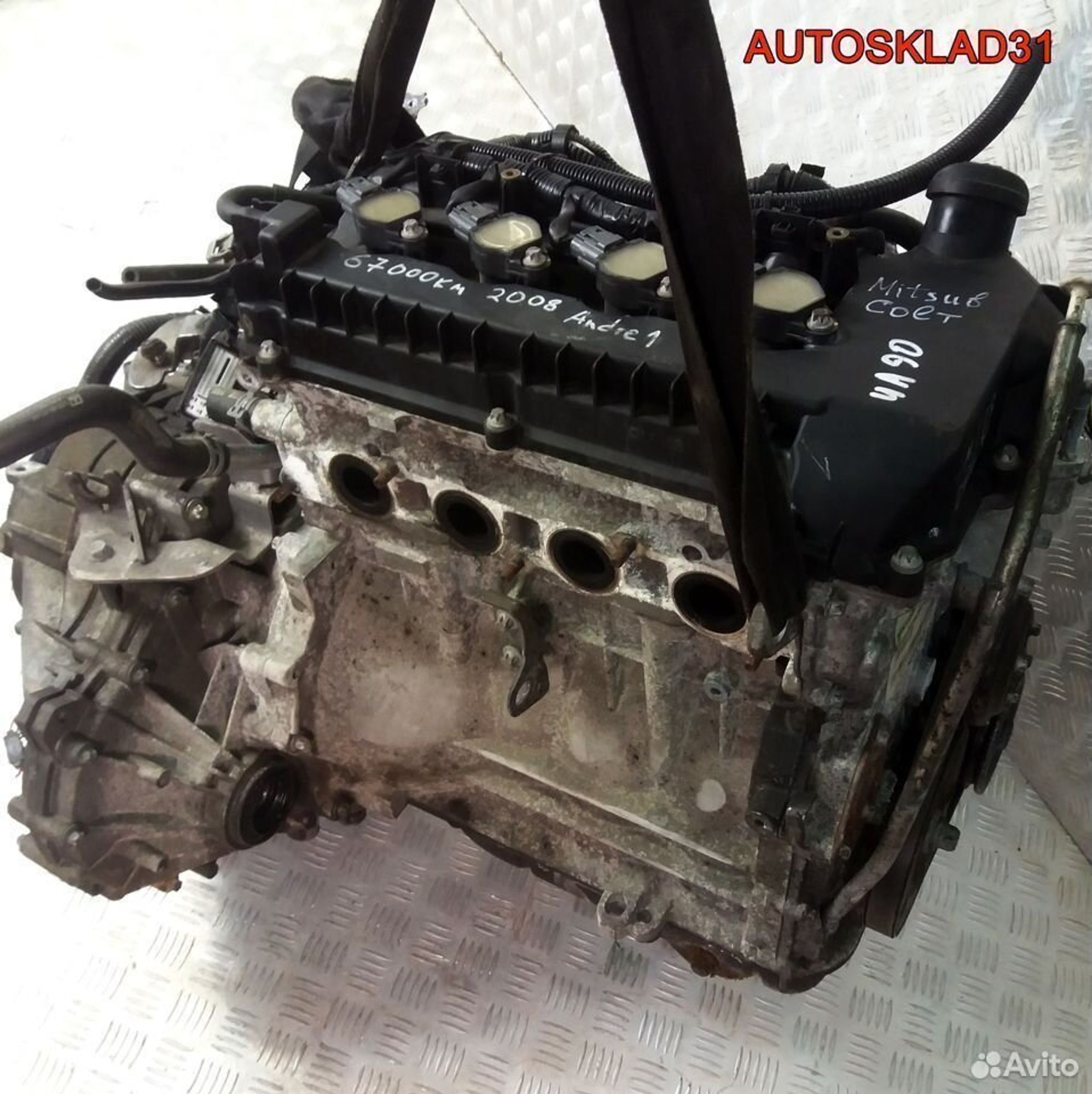 Двигатель 4A90 Mitsubishi Colt Z3 1.3 бензин, 31500 рублей, Дубовое