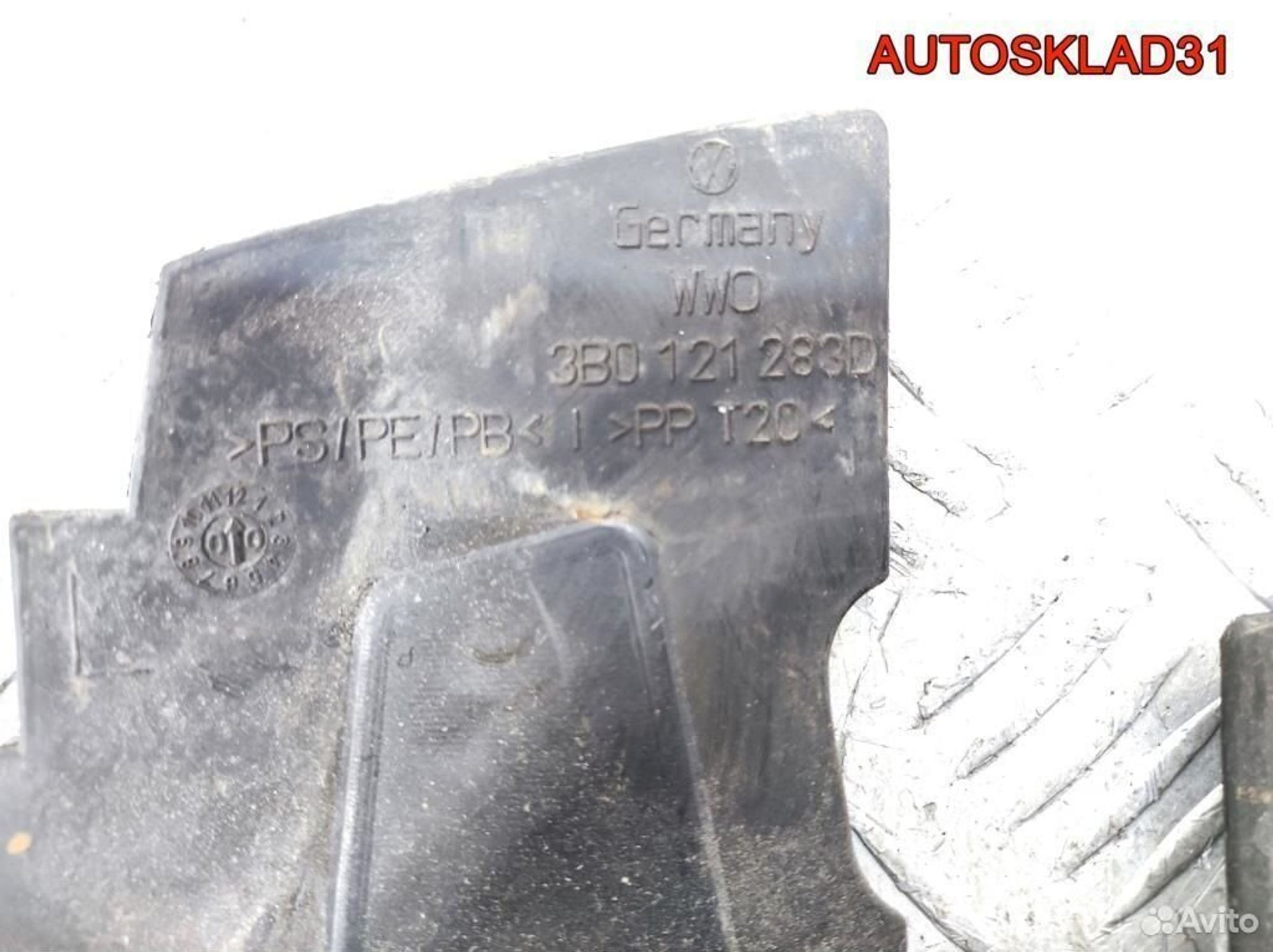 Воздуховод радиатора левый VW Passat B5 3B0121283D, 600 рублей, Дубовое