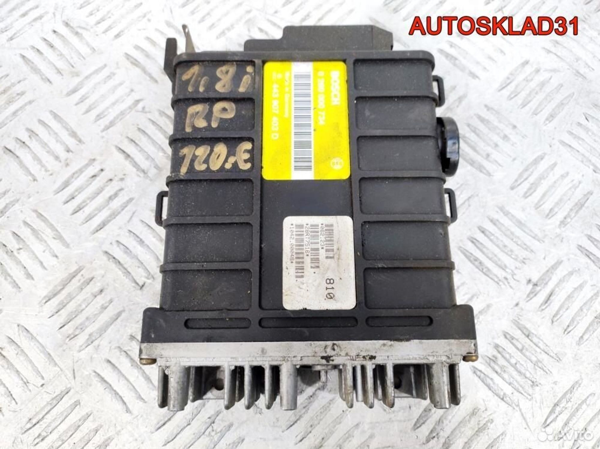 Блок эбу Audi 80 B3 443907403D 1,8 Бензин, 1800 рублей, Дубовое
