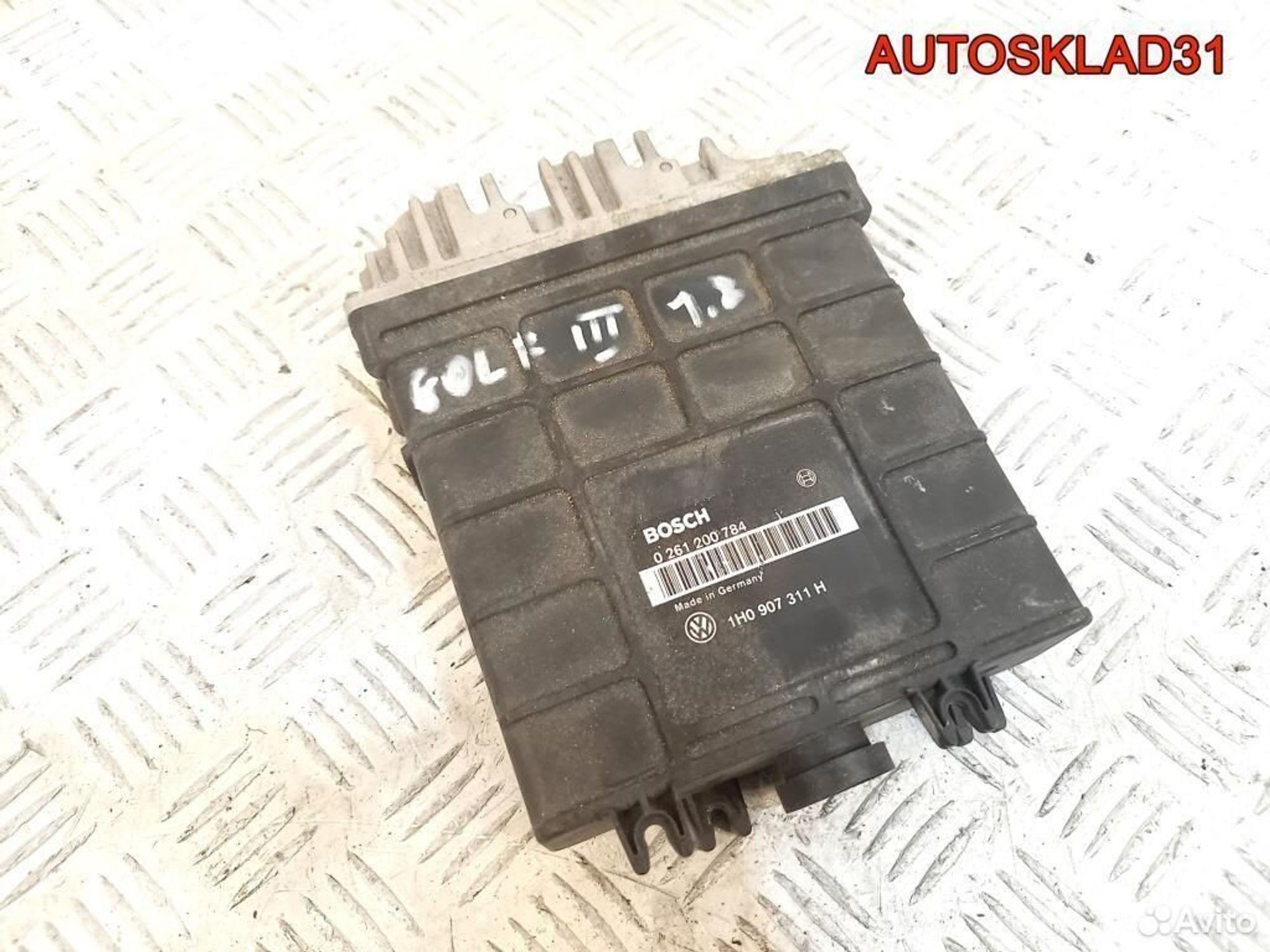 Блок эбу VW Golf 3 1.8 ABS 1H0907311H Бензин, 1000 рублей, Дубовое