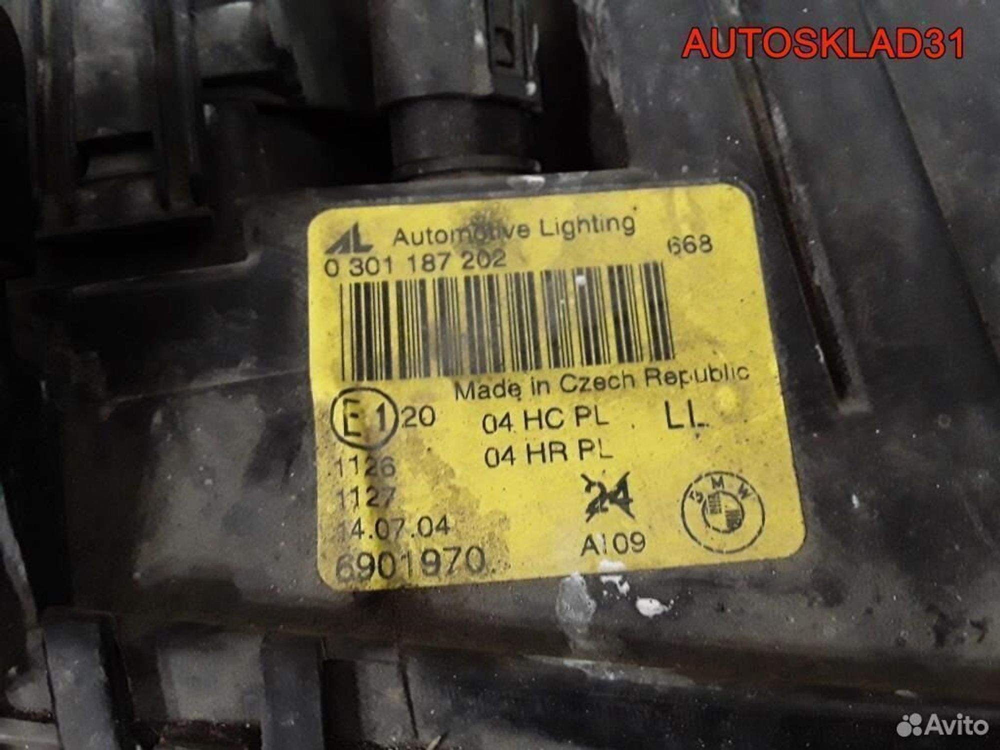 Фара правая BMW E46 Compact 63126901970, 3600 рублей, Дубовое