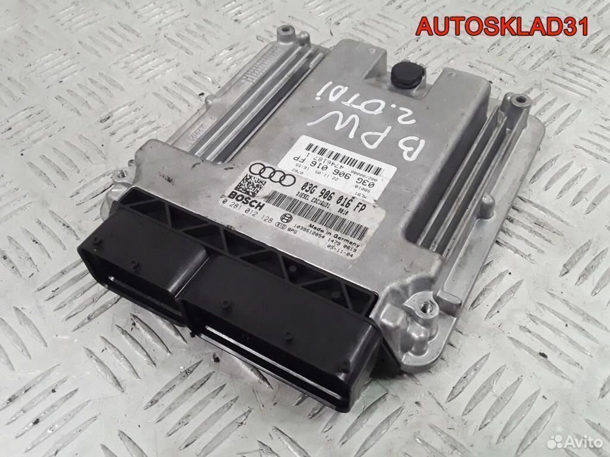 Эбу для Audi A4 B7 2.0 TDI BPW 03G906016FP, 4600 рублей, Дубовое