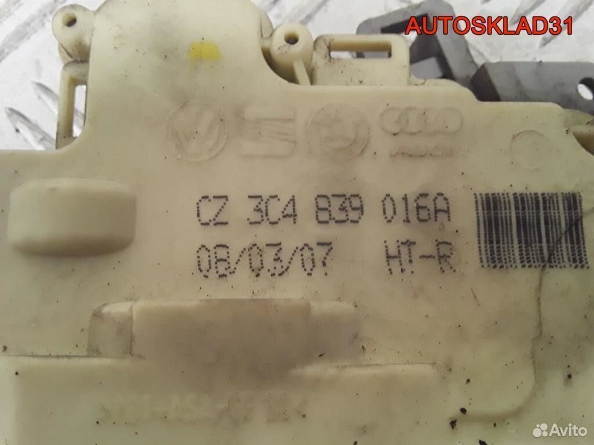 Замок двери задней правой VW Passat B6 3C4839016A, 2800 рублей, Дубовое