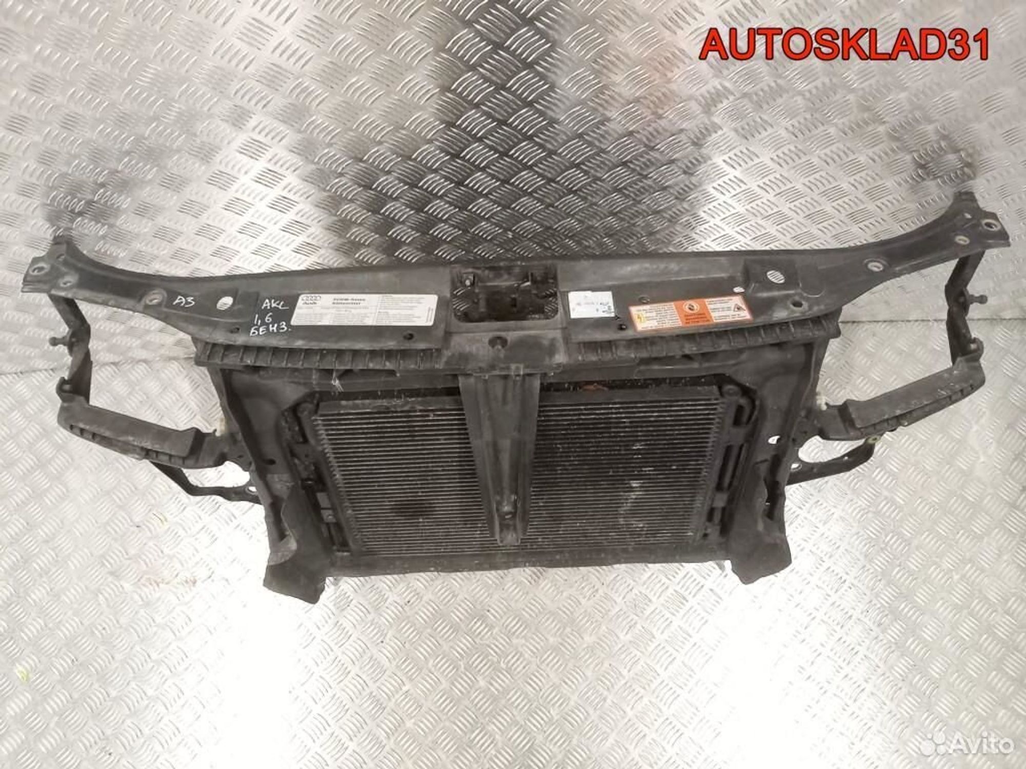 Панель передняя в сборе Audi A3 8L1 1,6 AKL Бензин, 15300 рублей, Дубовое