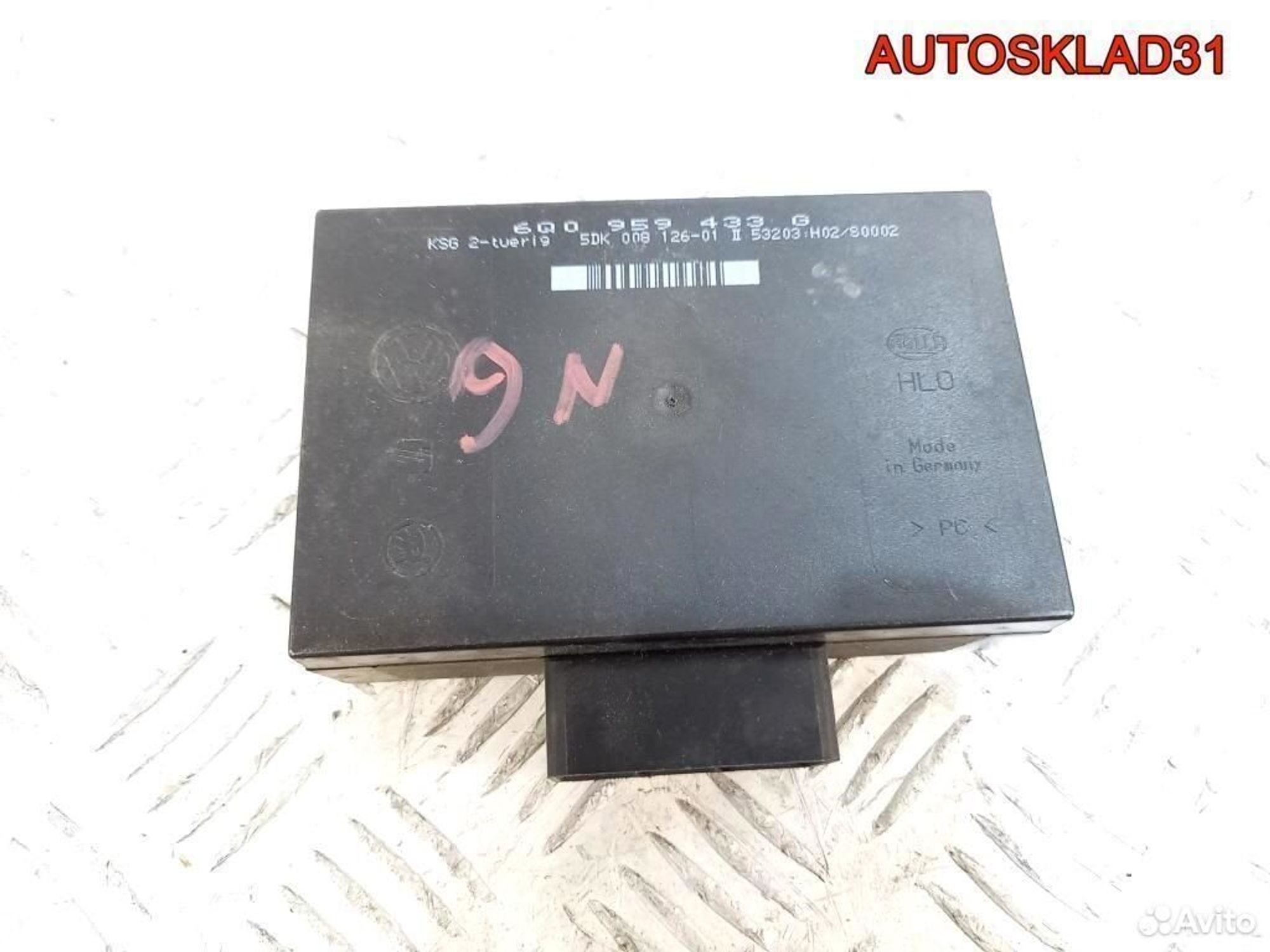 Блок комфорта Volkswagen Polo 6Q0959433G, 1700 рублей, Дубовое