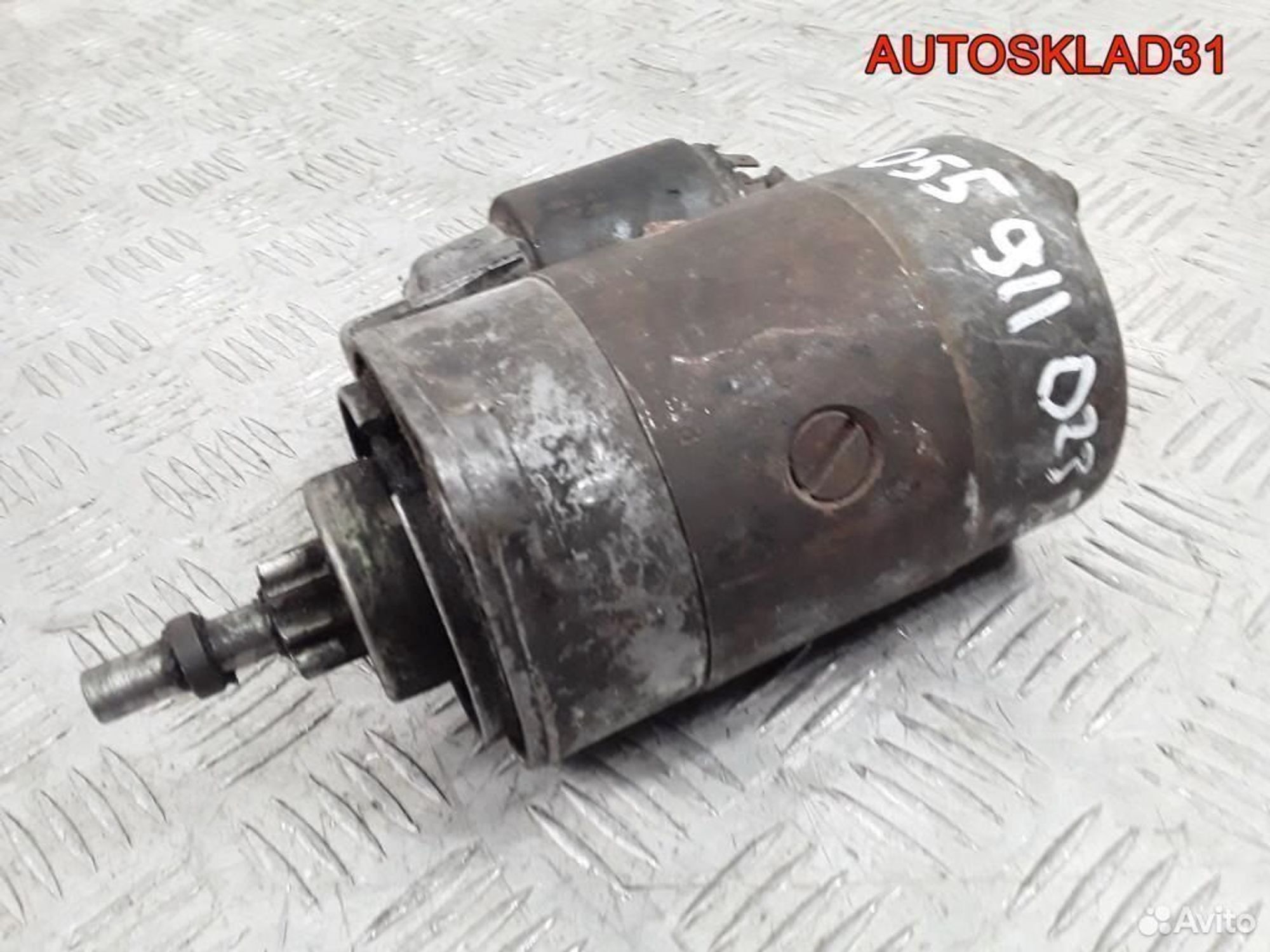 Стартер Volkswagen Golf 2 055911023B бензин, 3200 рублей, Дубовое